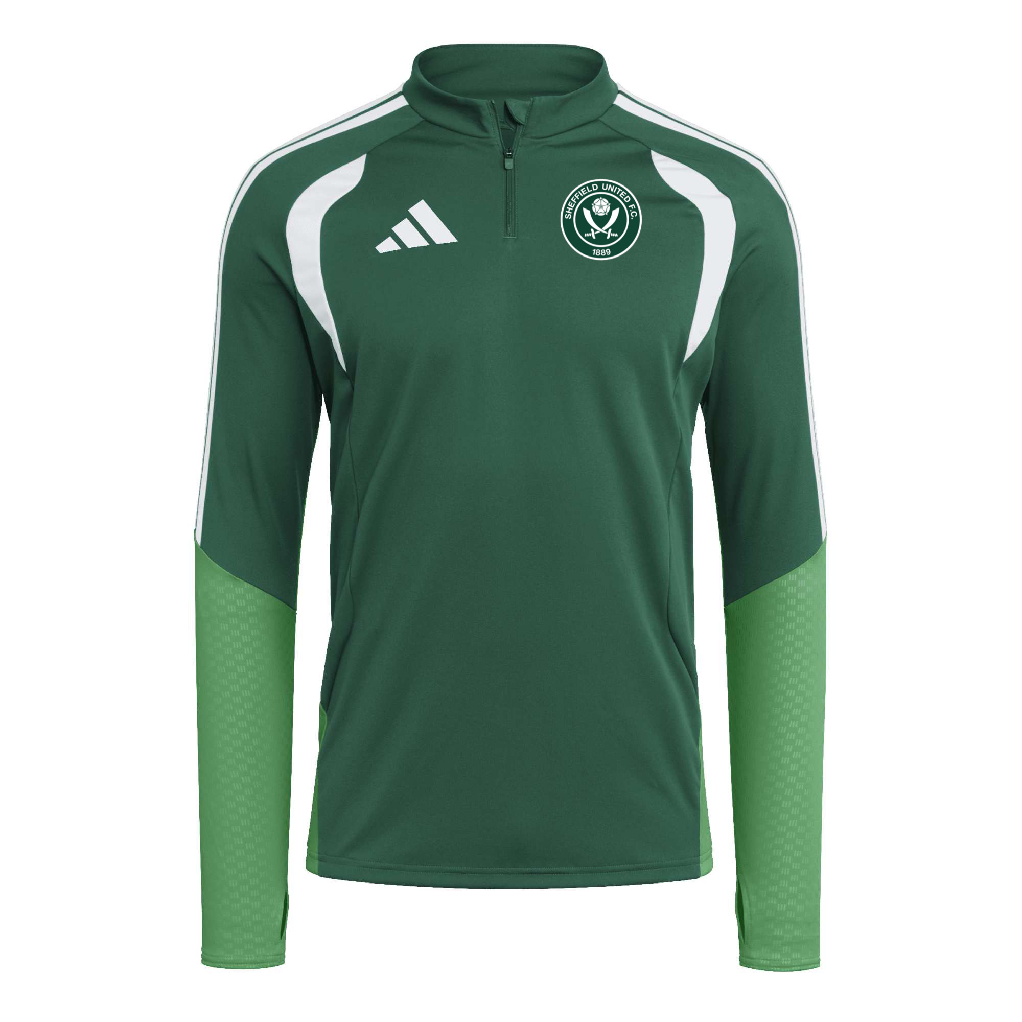 Sheffield United adidas Training Top - Dark Green, , rebel_hi-res