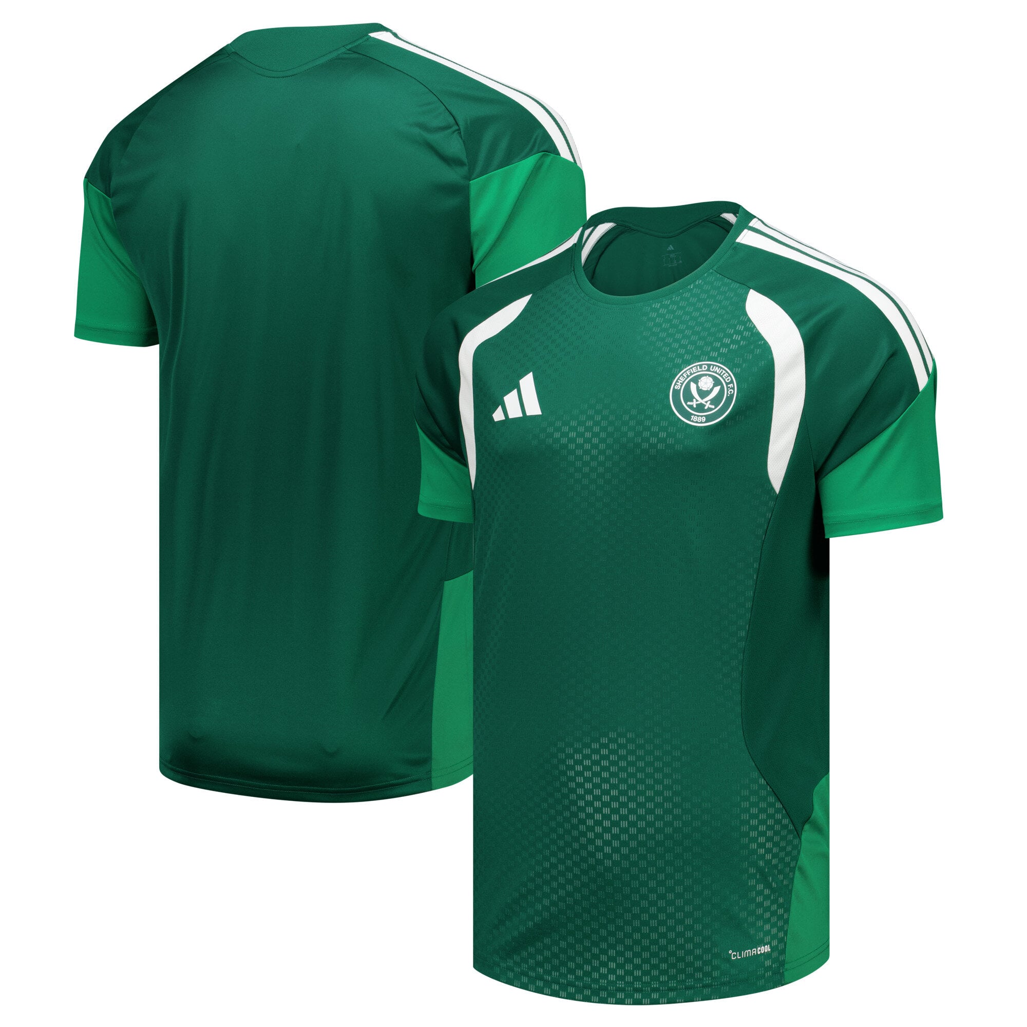 Sheffield United adidas Training Jersey - Dark Green, , rebel_hi-res
