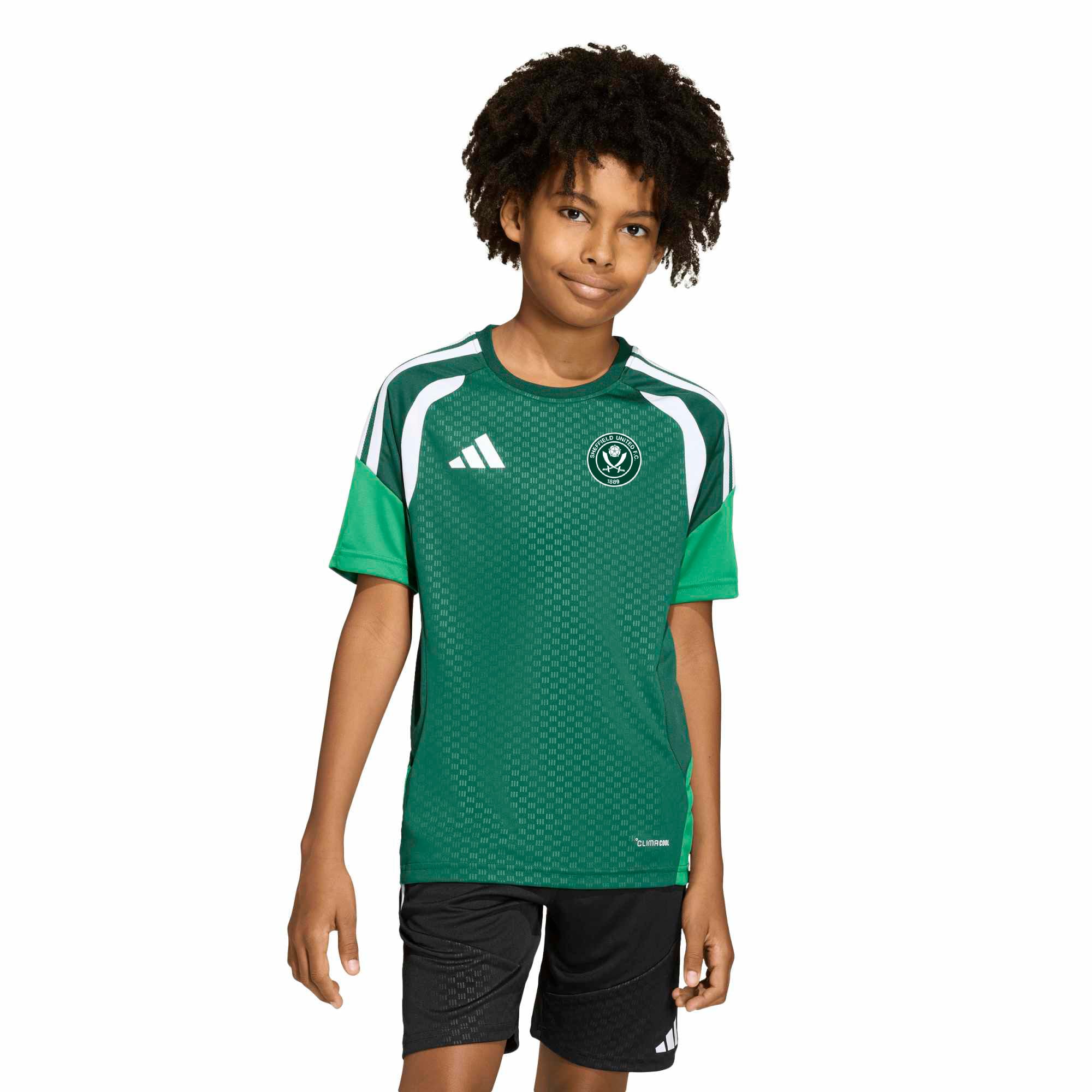 Sheffield United adidas Training Jersey - Dark Green - Kids