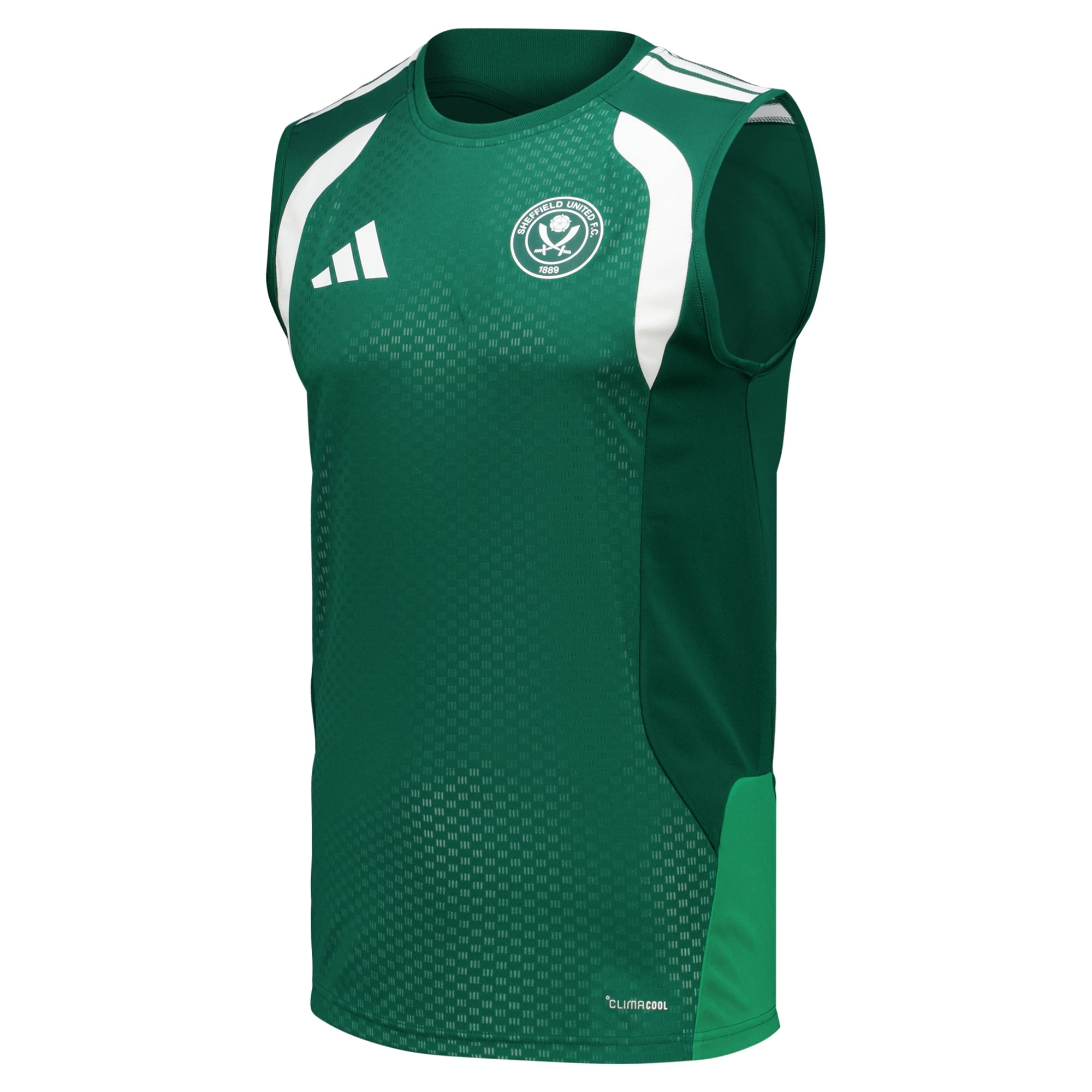 Sheffield United adidas Training Sleeveless Jersey - Dark Green, , rebel_hi-res
