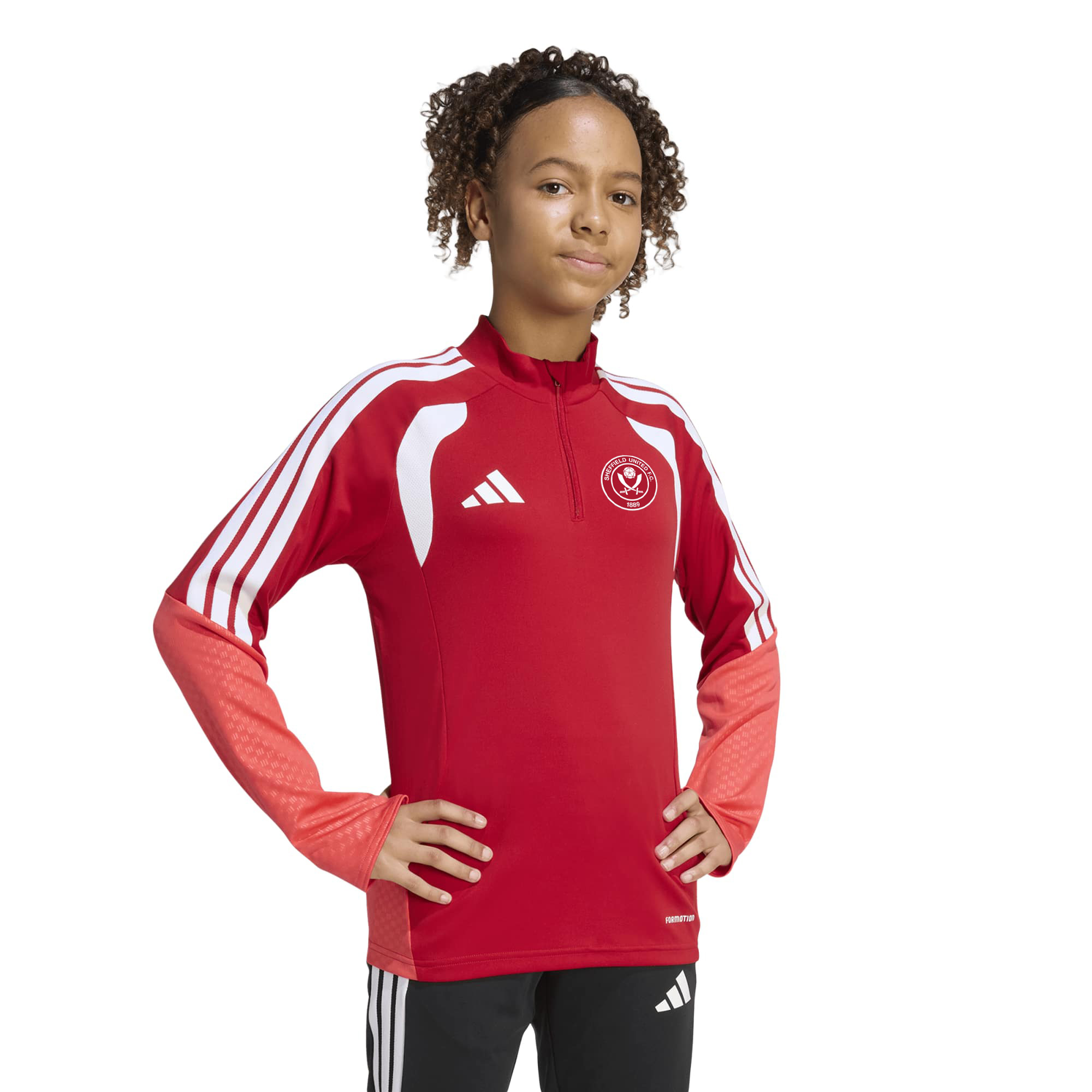 Sheffield United adidas Training Top - Red - Kids, , rebel_hi-res