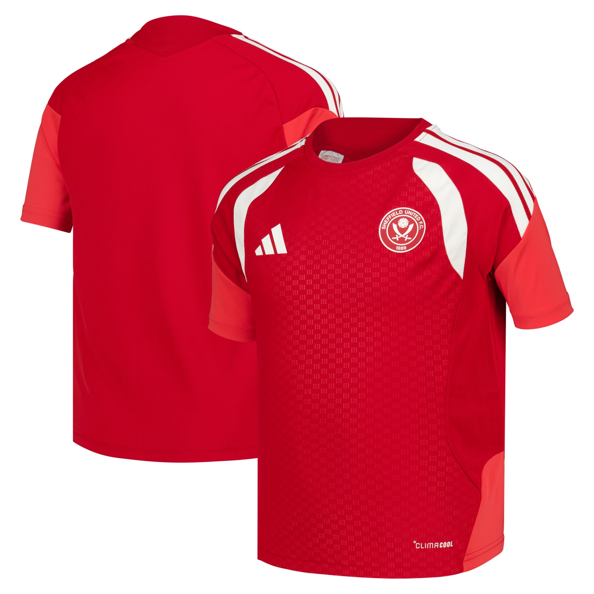 Sheffield United adidas Training Jersey - Red - Kids, , rebel_hi-res