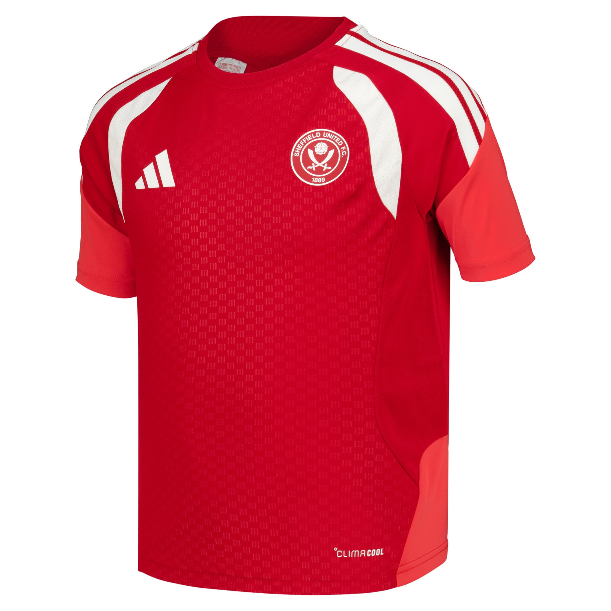 Sheffield United adidas Training Jersey - Red - Kids, , rebel_hi-res