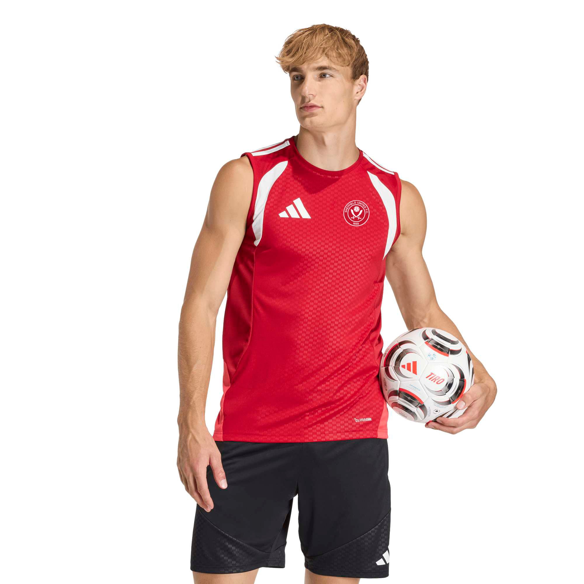 Sheffield United adidas Training Sleeveless Jersey - Red