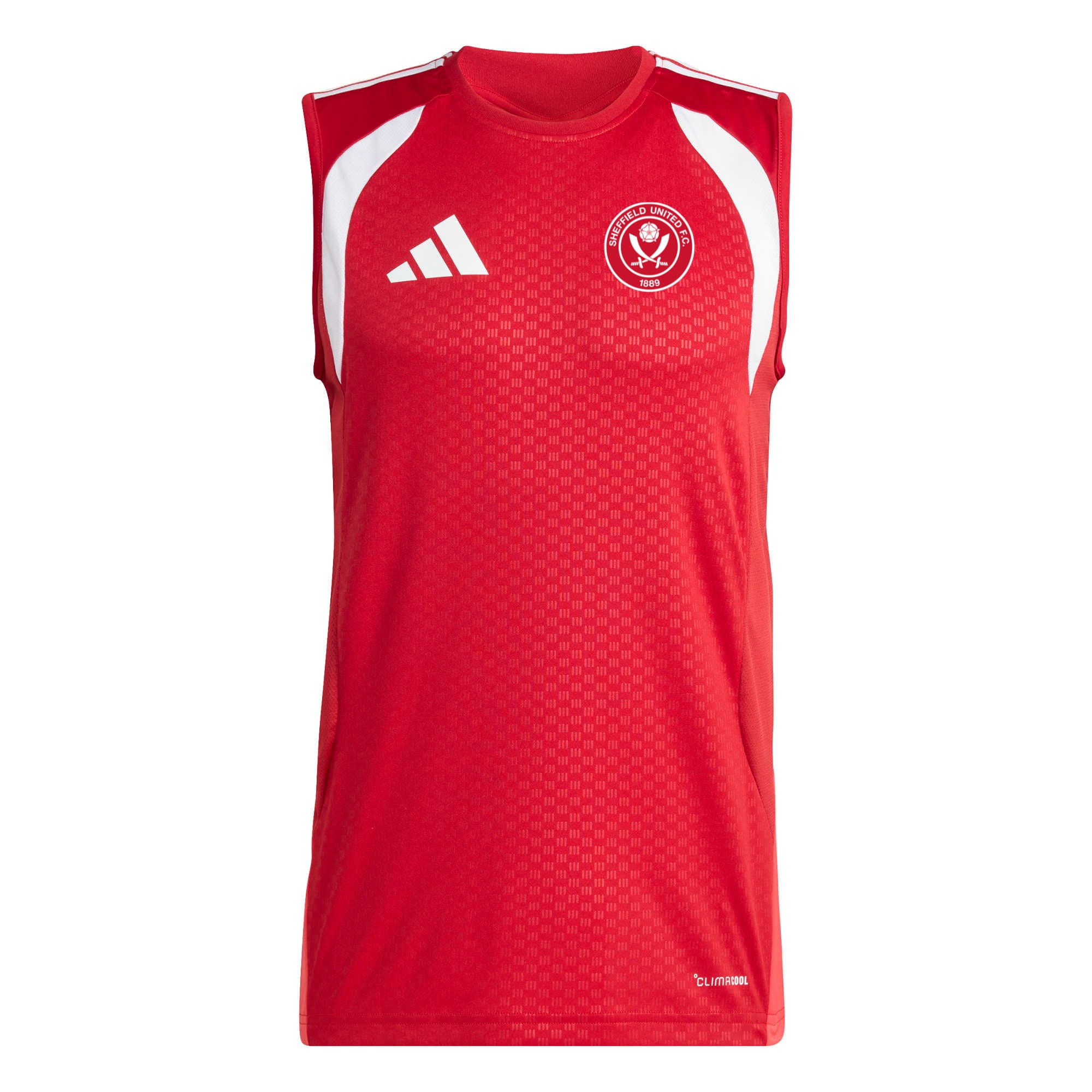 Sheffield United adidas Training Sleeveless Jersey - Red, , rebel_hi-res