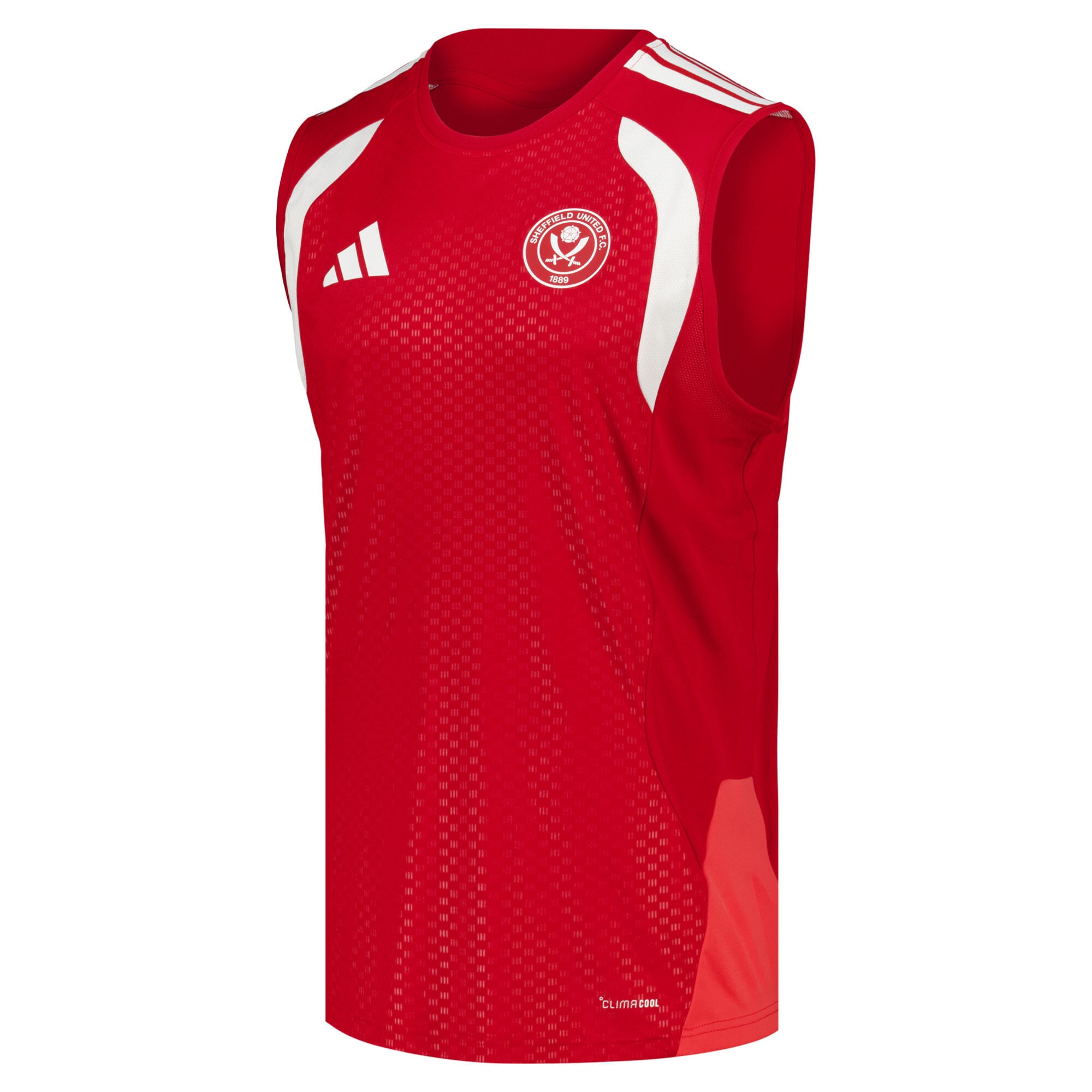 Sheffield United adidas Training Sleeveless Jersey - Red, , rebel_hi-res