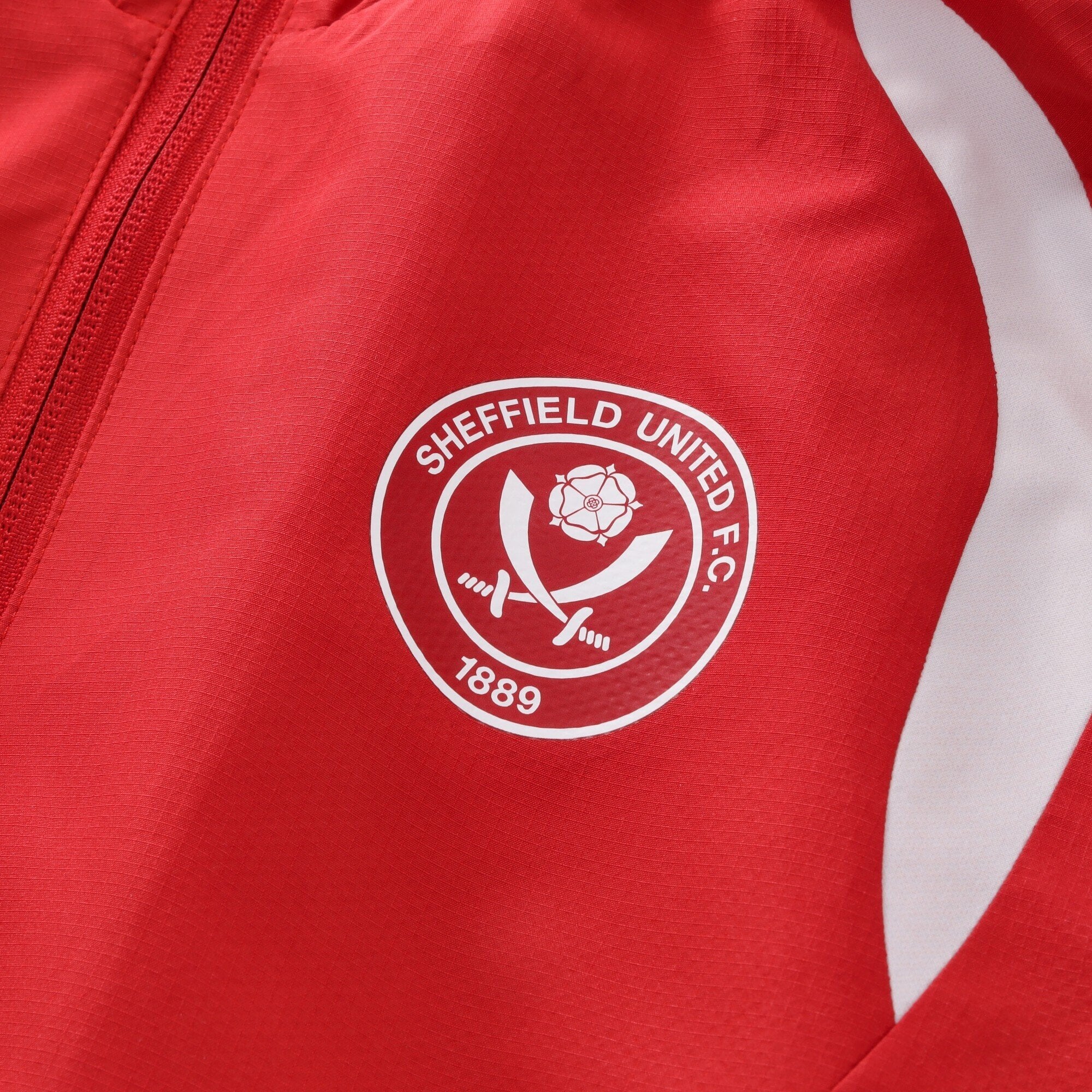 Sheffield United adidas Training All Weather Jacket - Red - Kids, , rebel_hi-res