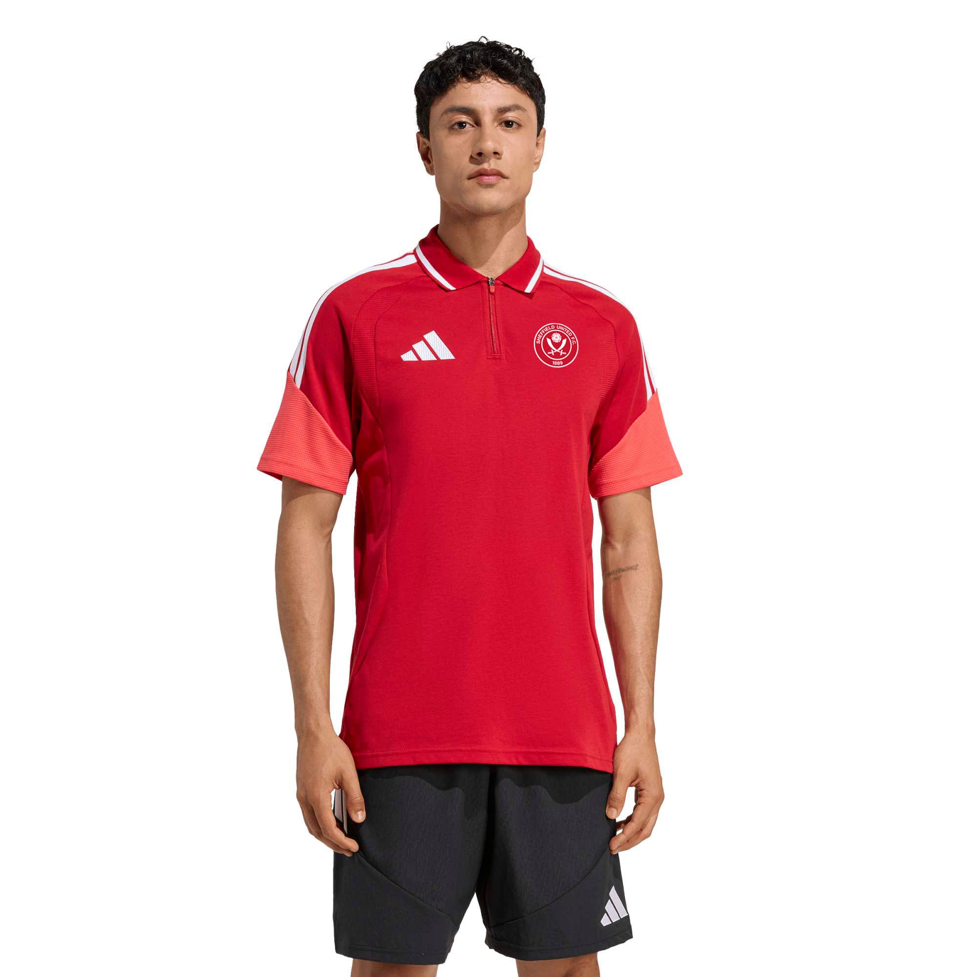 Sheffield United adidas Travel Polo - Red