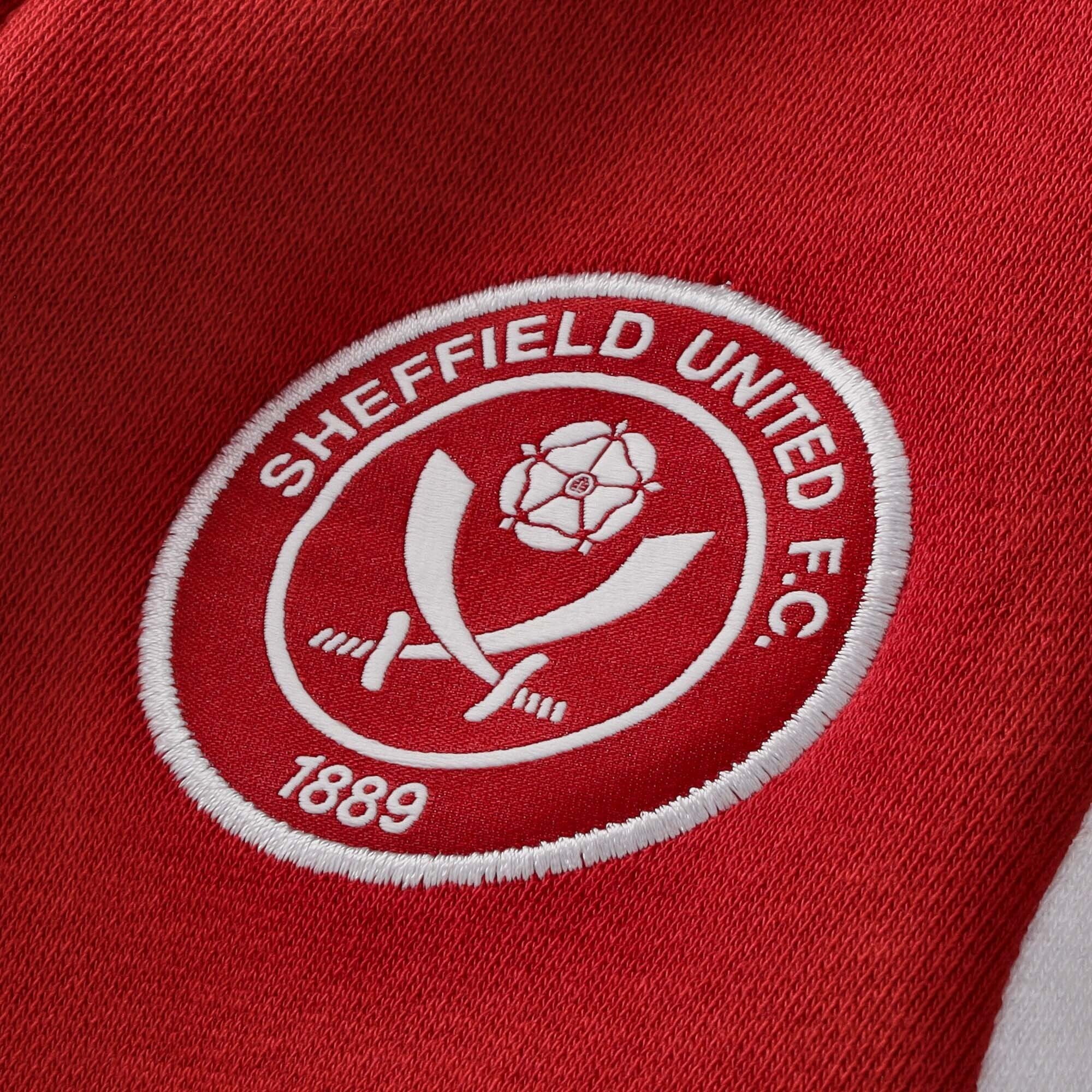 Sheffield United adidas Travel Full Zip Hoodie - Red - Kids, , rebel_hi-res