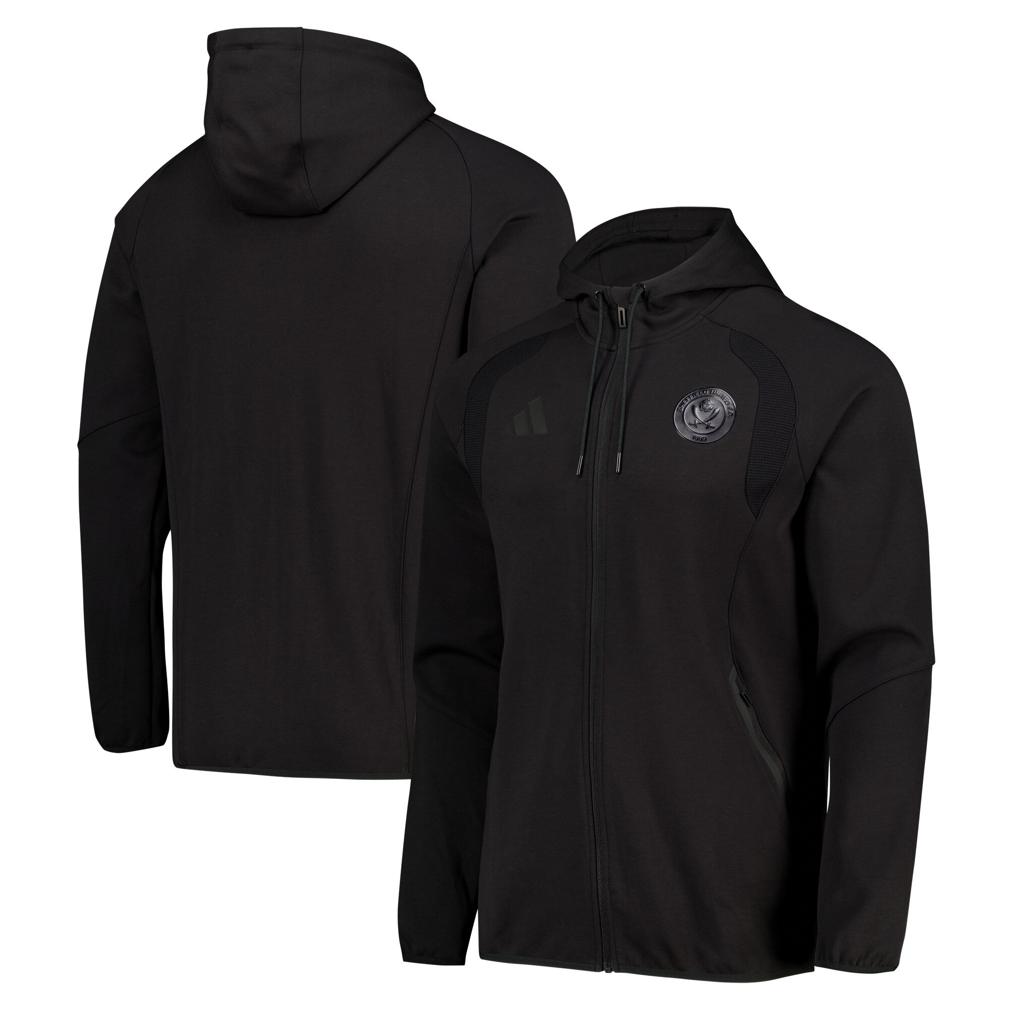 Sheffield United adidas Travel Hoodie - Black, , rebel_hi-res