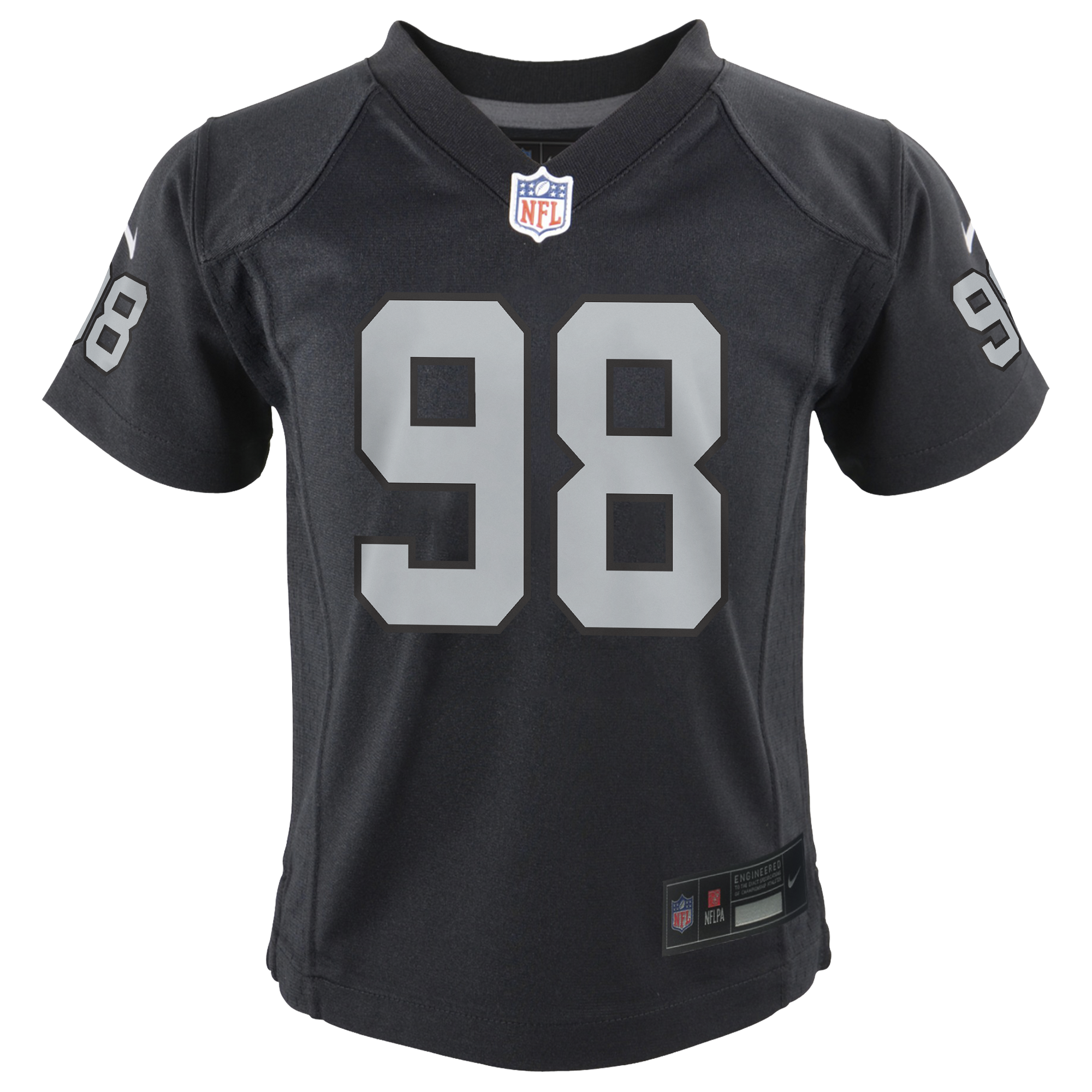 Las Vegas Raiders Home Nike Game Jersey - Black - Maxx Crosby - Youth, , rebel_hi-res