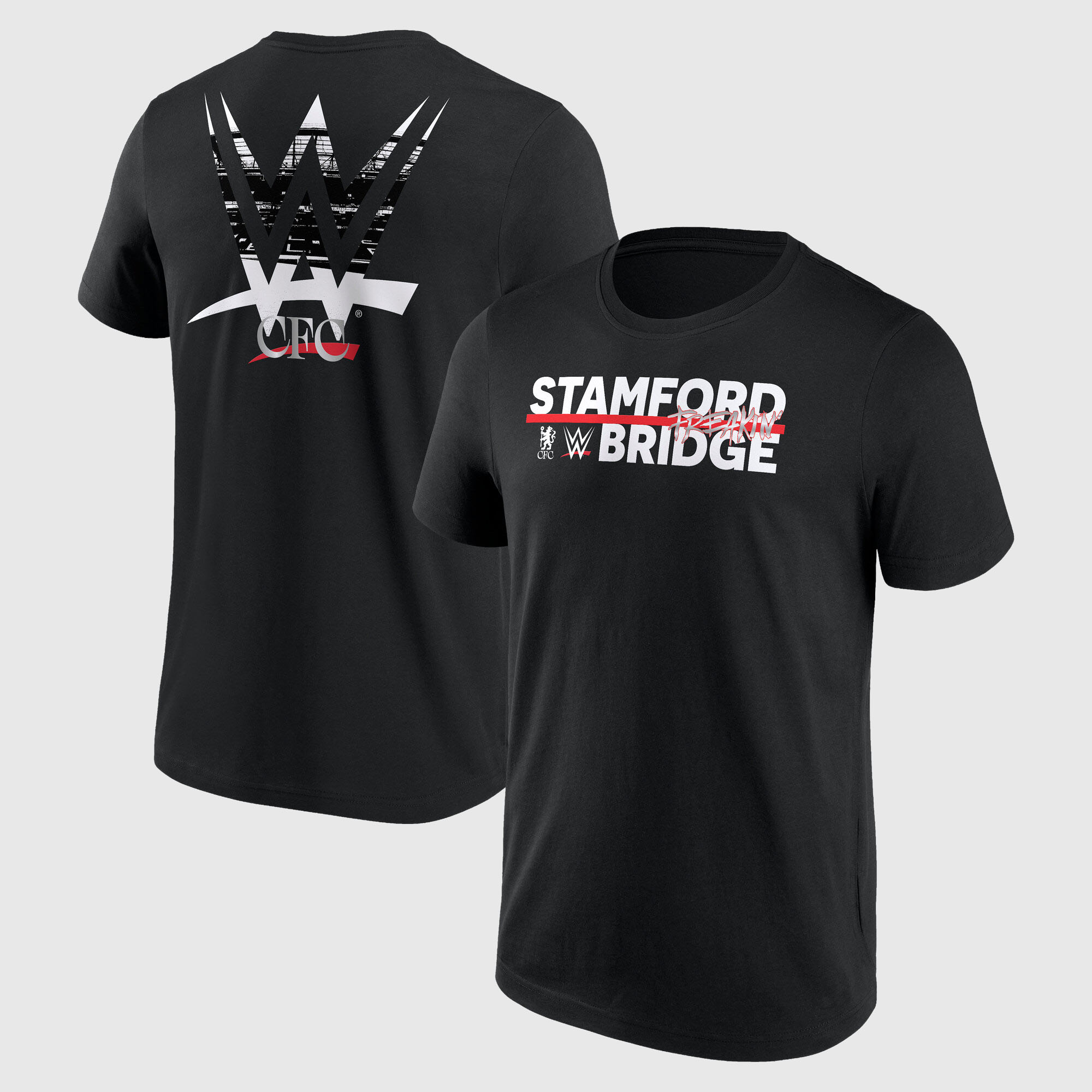 Chelsea x WWE Stamford Bridge T-Shirt - Black, , rebel_hi-res