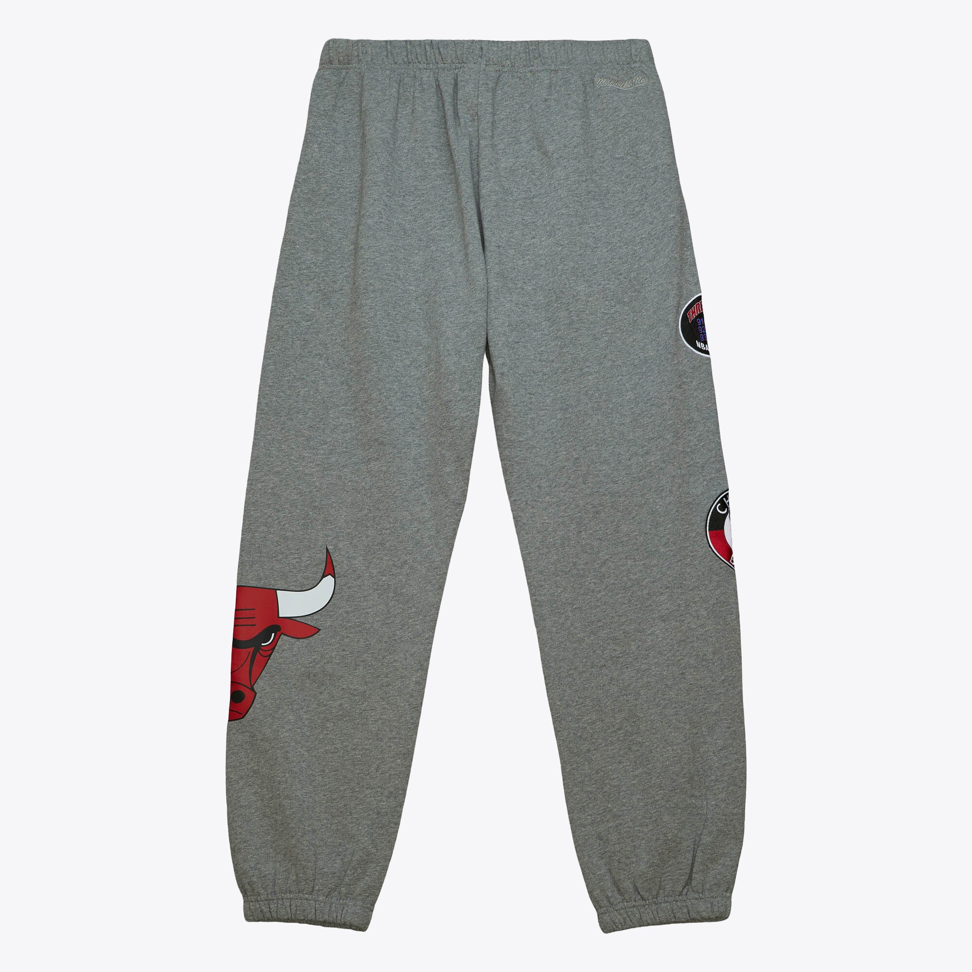 Chicago Bulls Mitchell & Ness City Collection Fleece Pants - Grey Heather - Mens, , rebel_hi-res