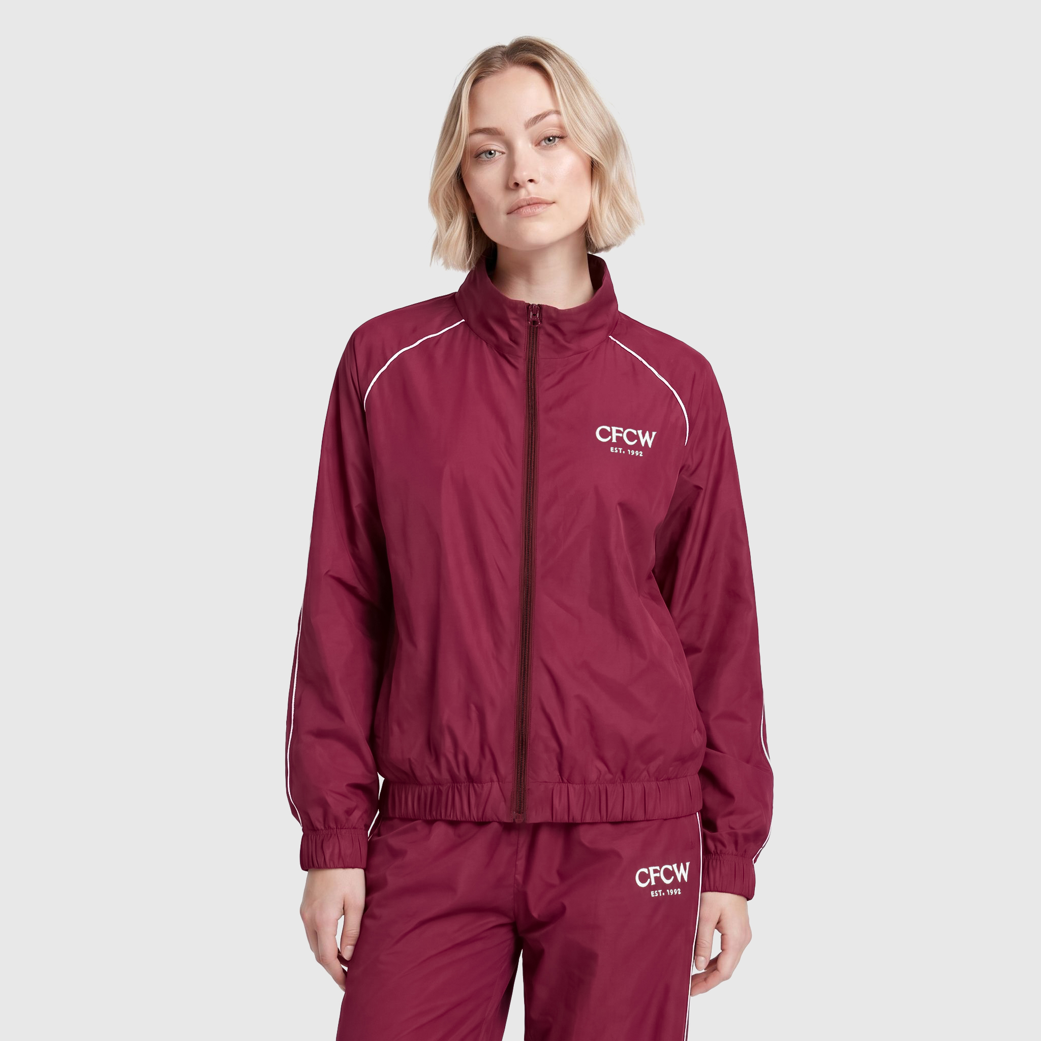 Chelsea CFCW Windbreaker Jacket - Maroon - Womens, , rebel_hi-res