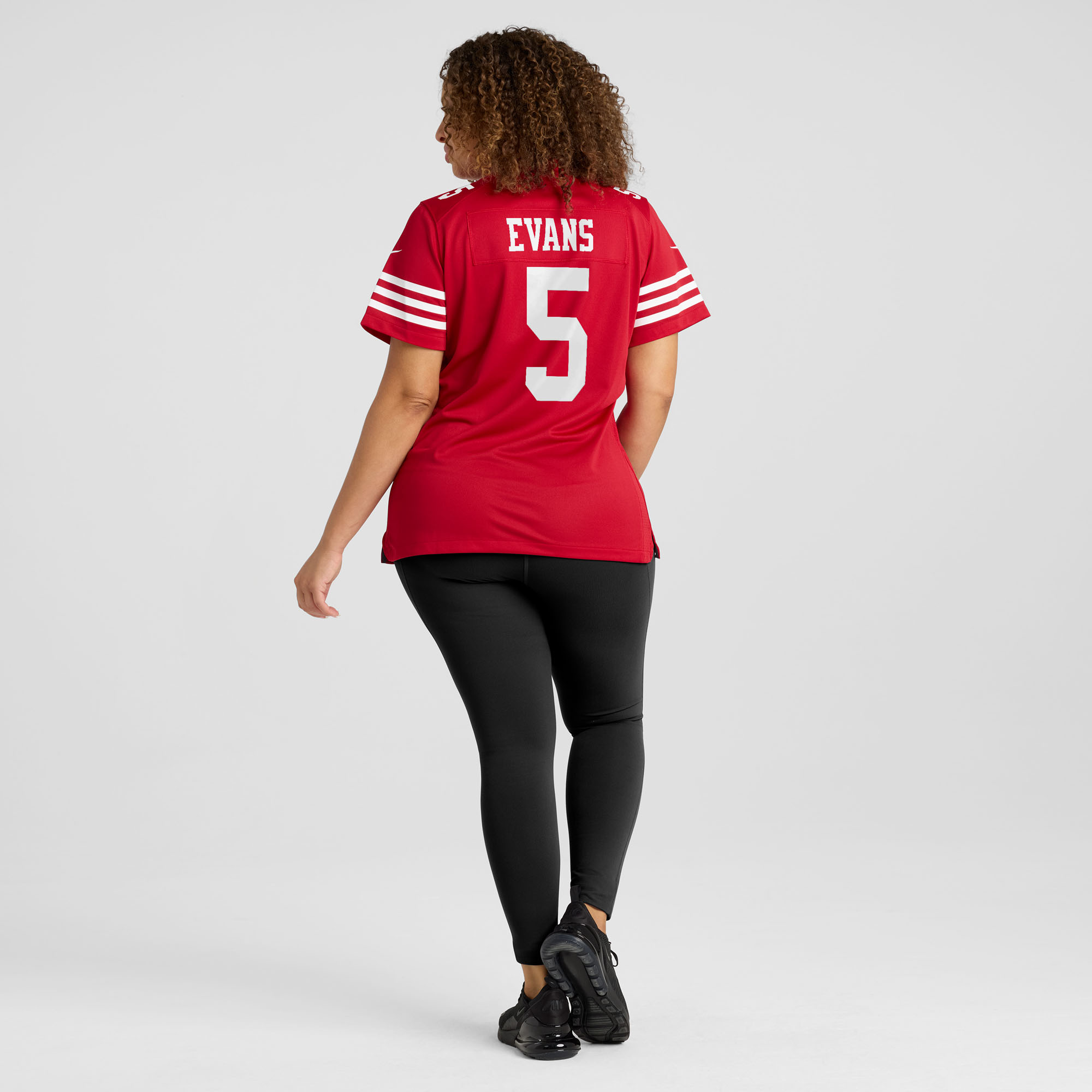 San Francisco 49ers Nike Game Home Jersey - Scarlet - Mike Evans - Womens, , rebel_hi-res