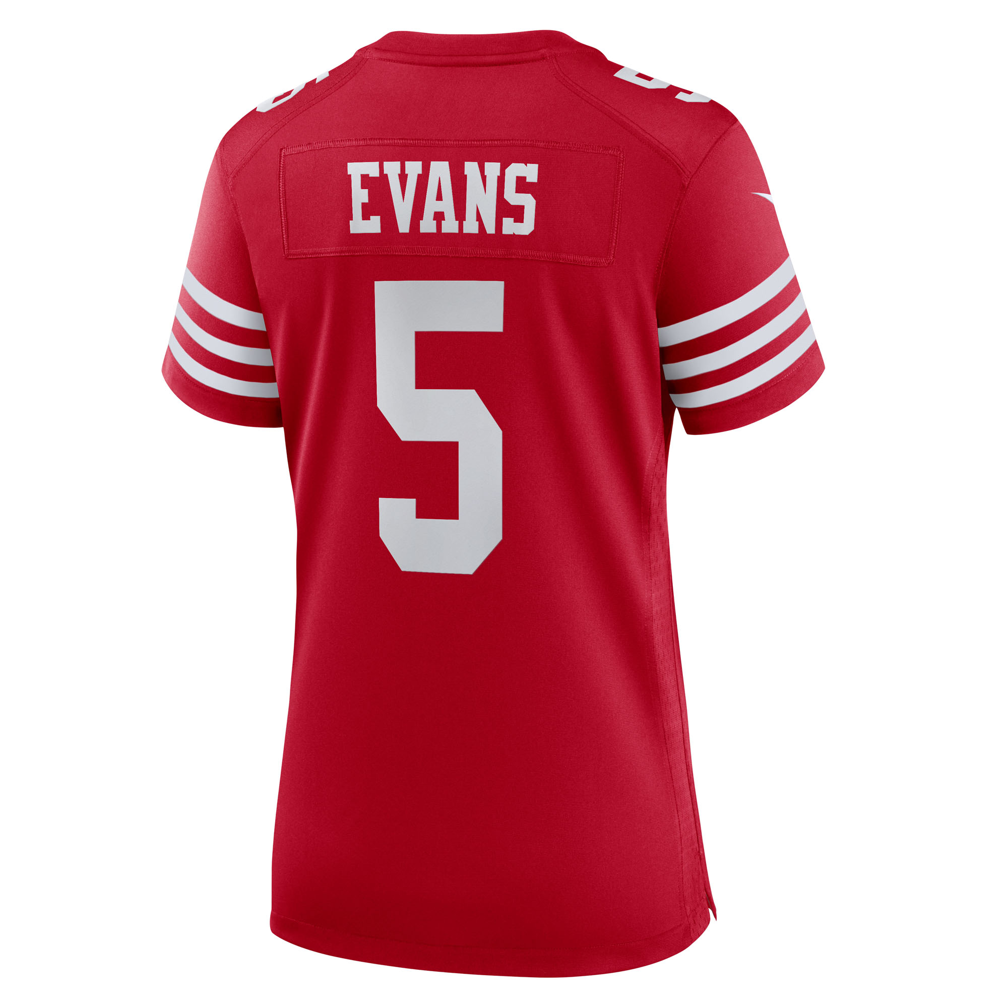 San Francisco 49ers Nike Game Home Jersey - Scarlet - Mike Evans - Womens, , rebel_hi-res