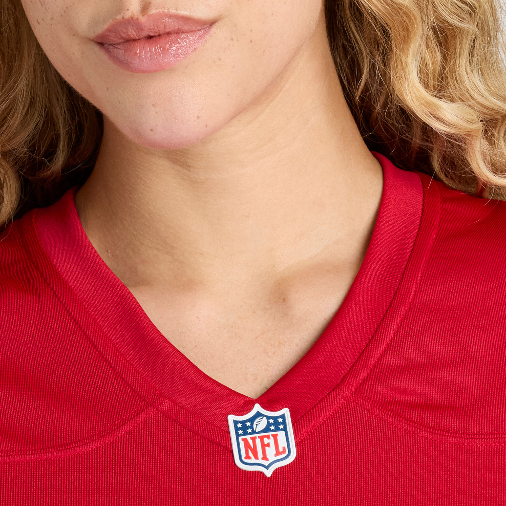 San Francisco 49ers Nike Game Home Jersey - Scarlet - Mike Evans - Womens, , rebel_hi-res