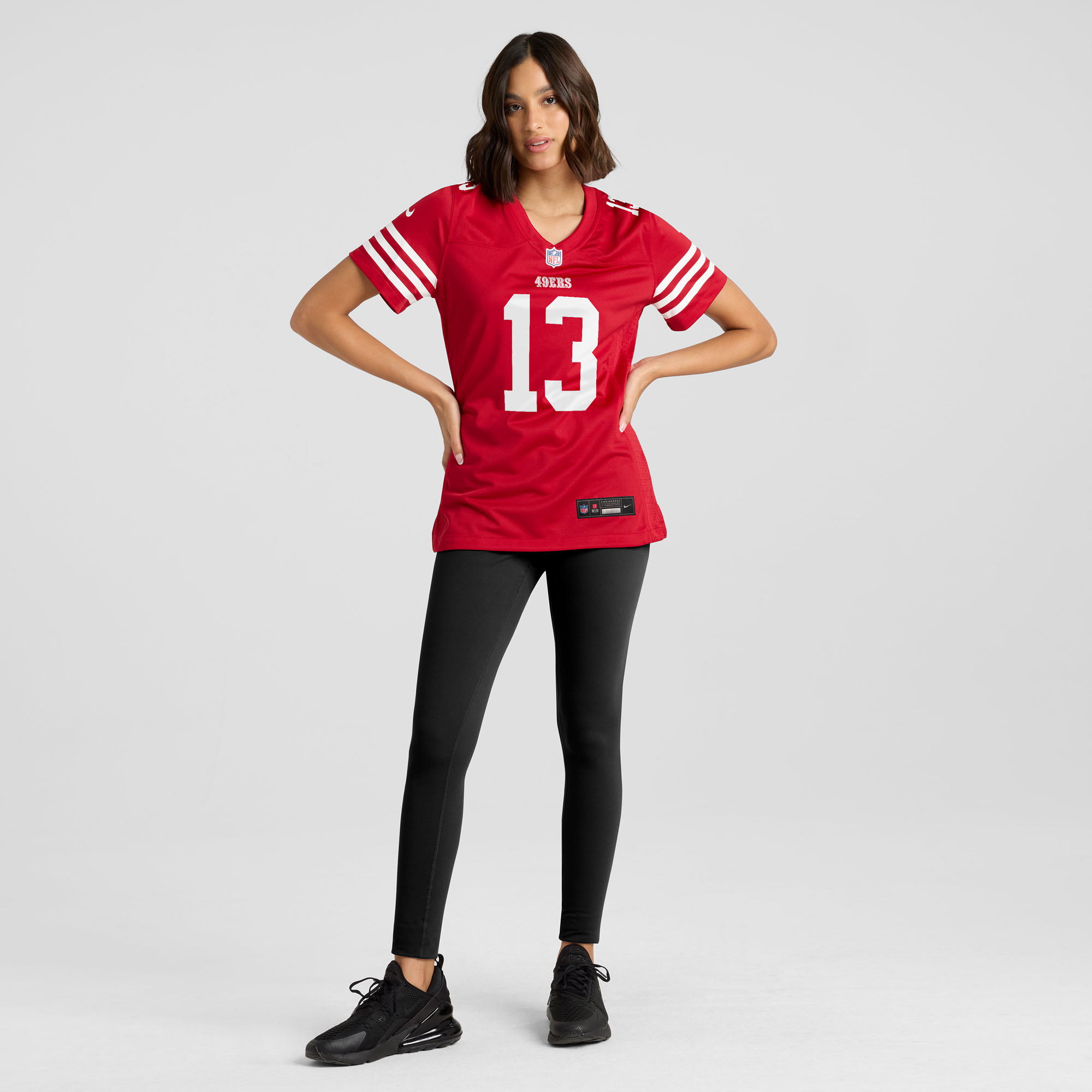 San Francisco 49ers Nike Game Home Jersey - Scarlet - Brock Purdy - Womens, , rebel_hi-res