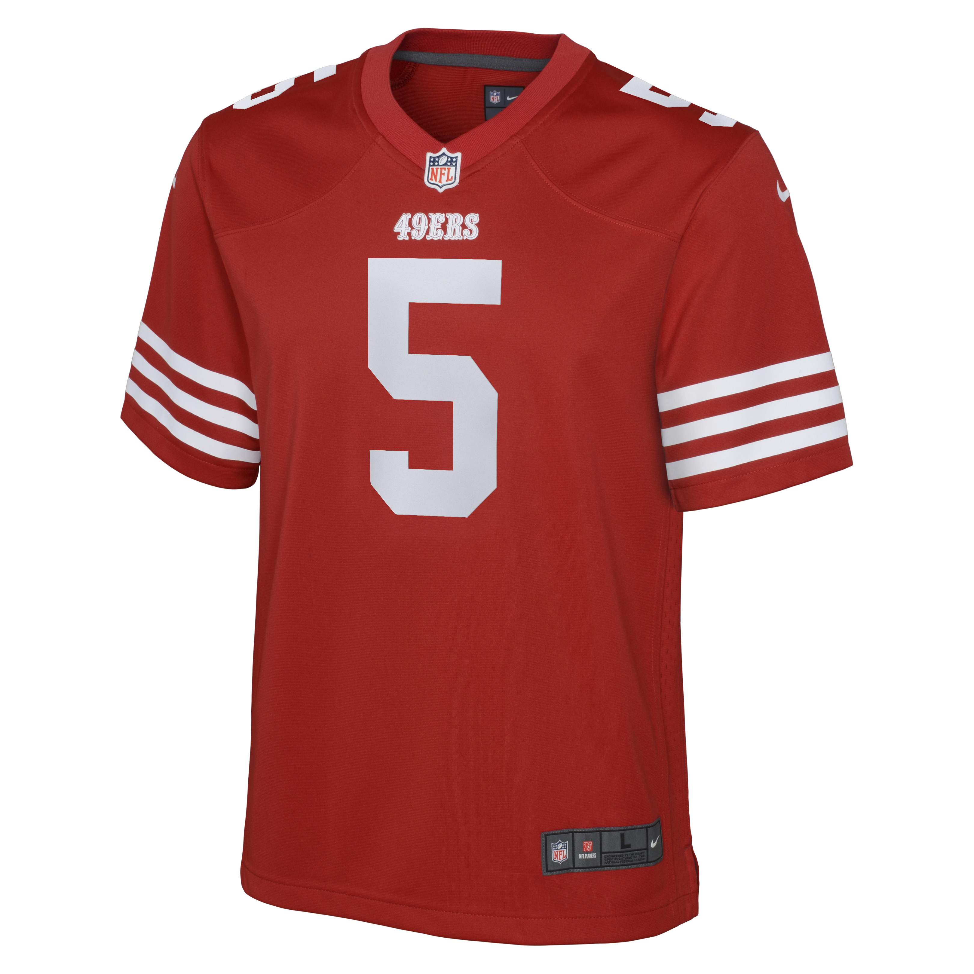 San Francisco 49ers Nike Game Team Colour Jersey - Scarlet - Mike Evans - Youth, , rebel_hi-res