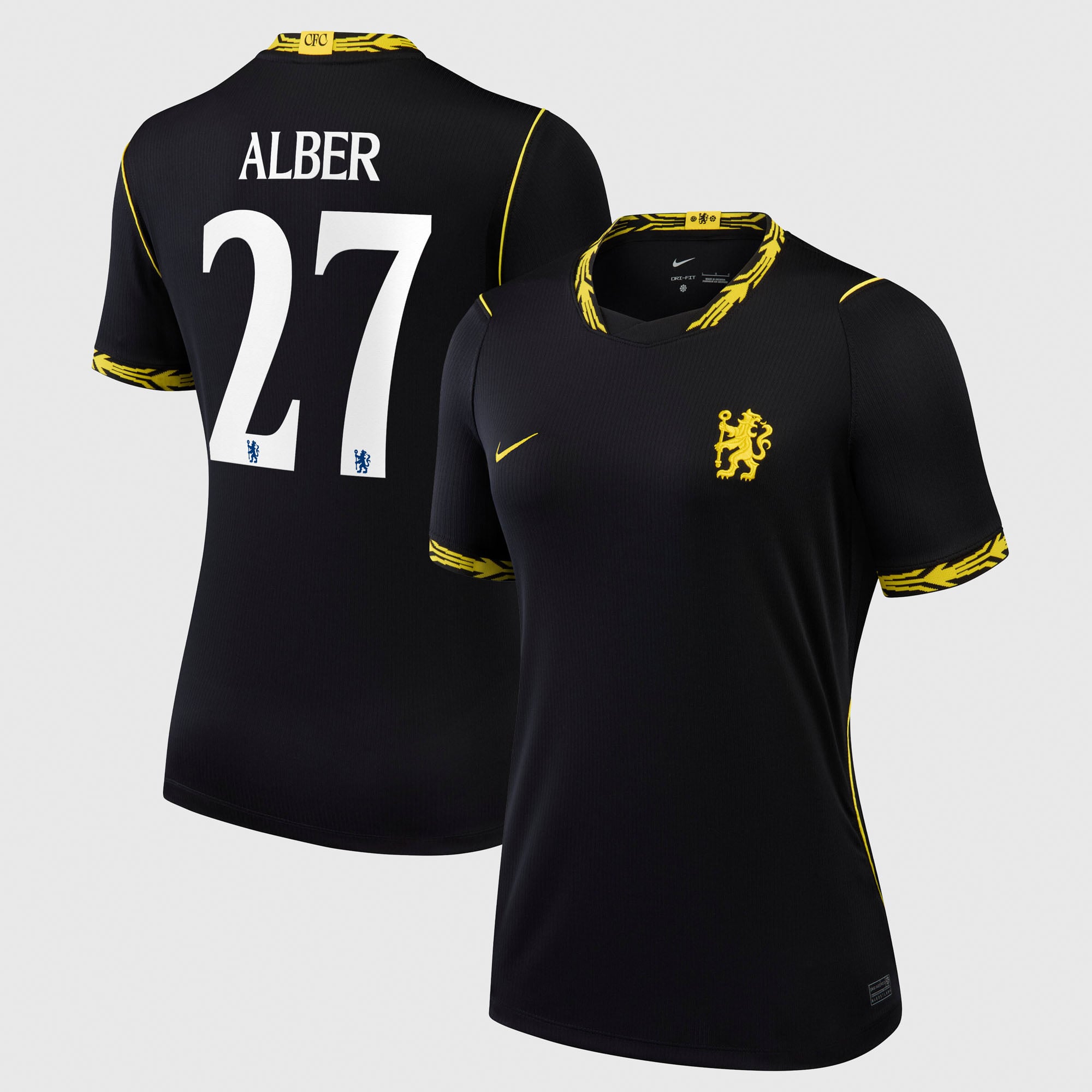 Chelsea Cup Nike Away Stadium Shirt 2026-27 - Womens with Alber 27 printing
