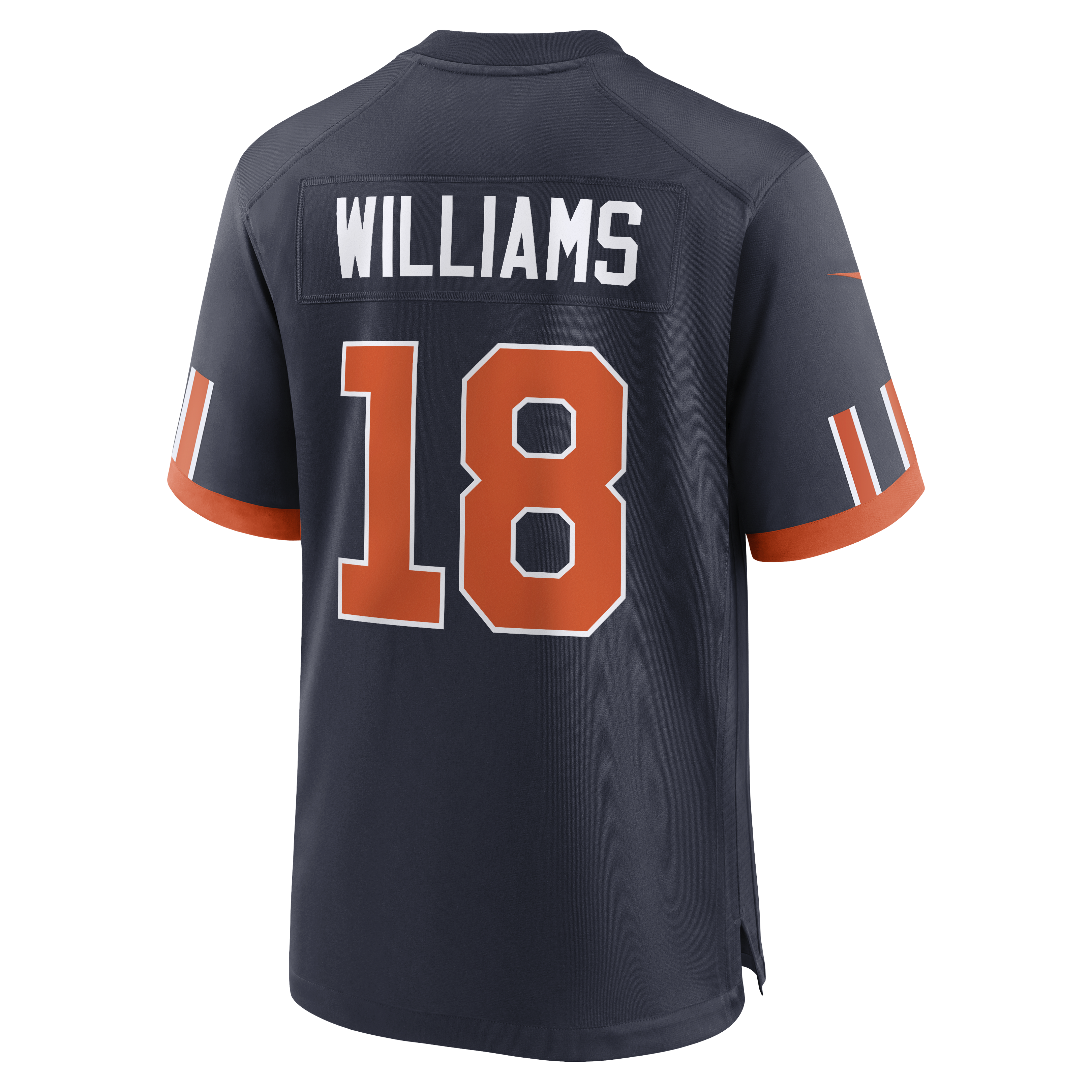 Chicago Bears Nike Rivalries Game Jersey - Navy - Caleb Williams - Mens, , rebel_hi-res