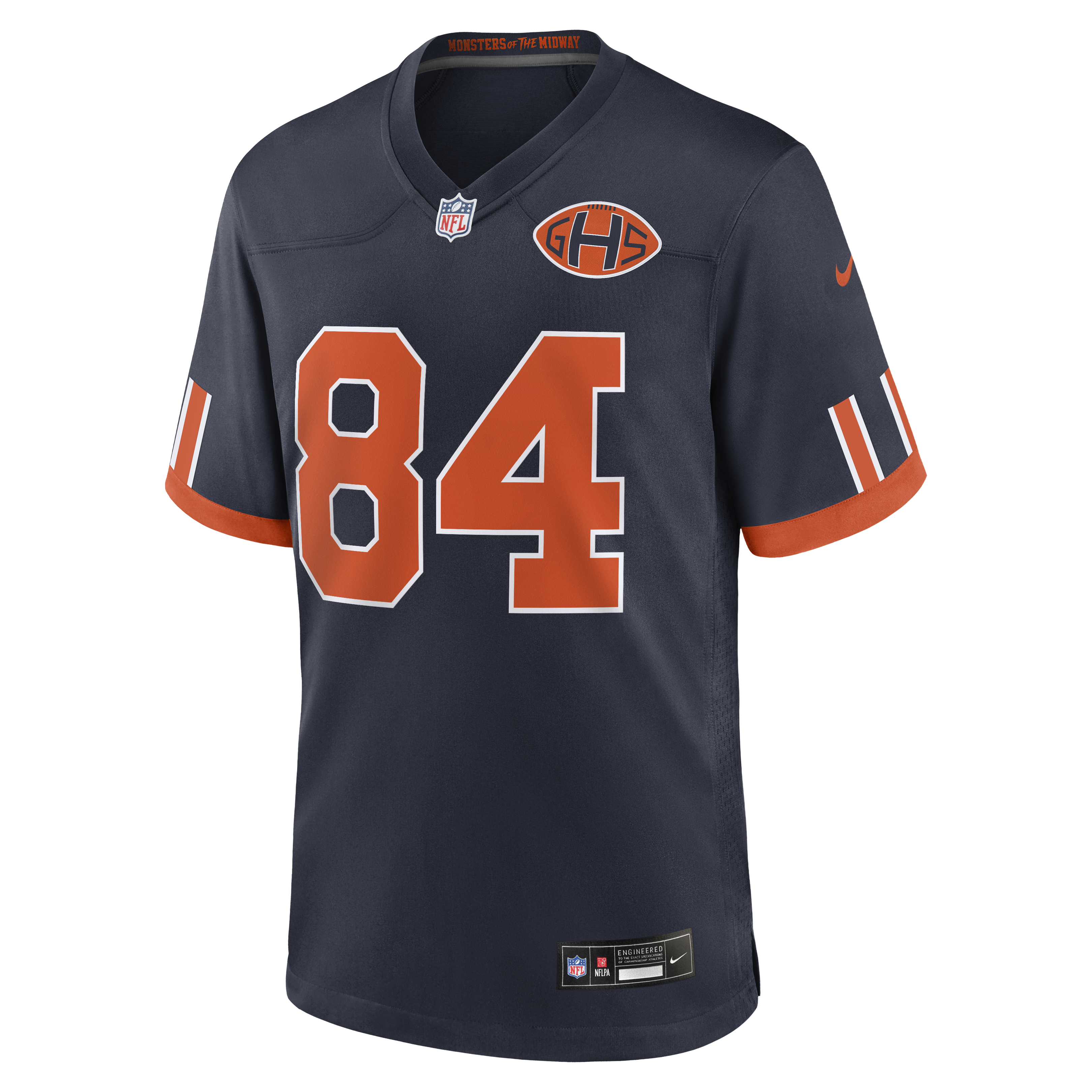 Chicago Bears Nike Rivalries Game Jersey - Navy - Colston Loveland - Mens, , rebel_hi-res