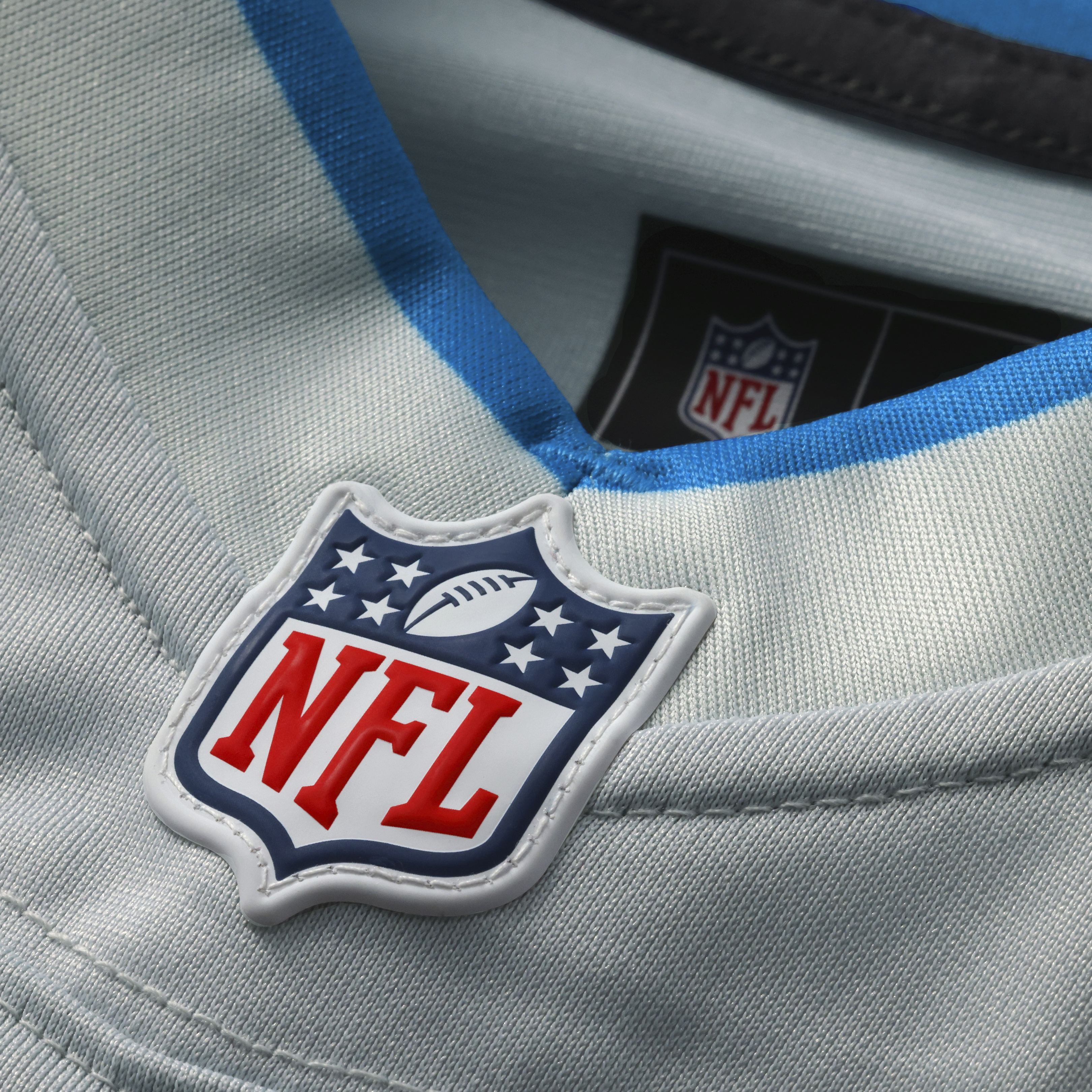 Detroit Lions Nike Rivalries Game Jersey - Silver - Jared Goff - Mens, , rebel_hi-res