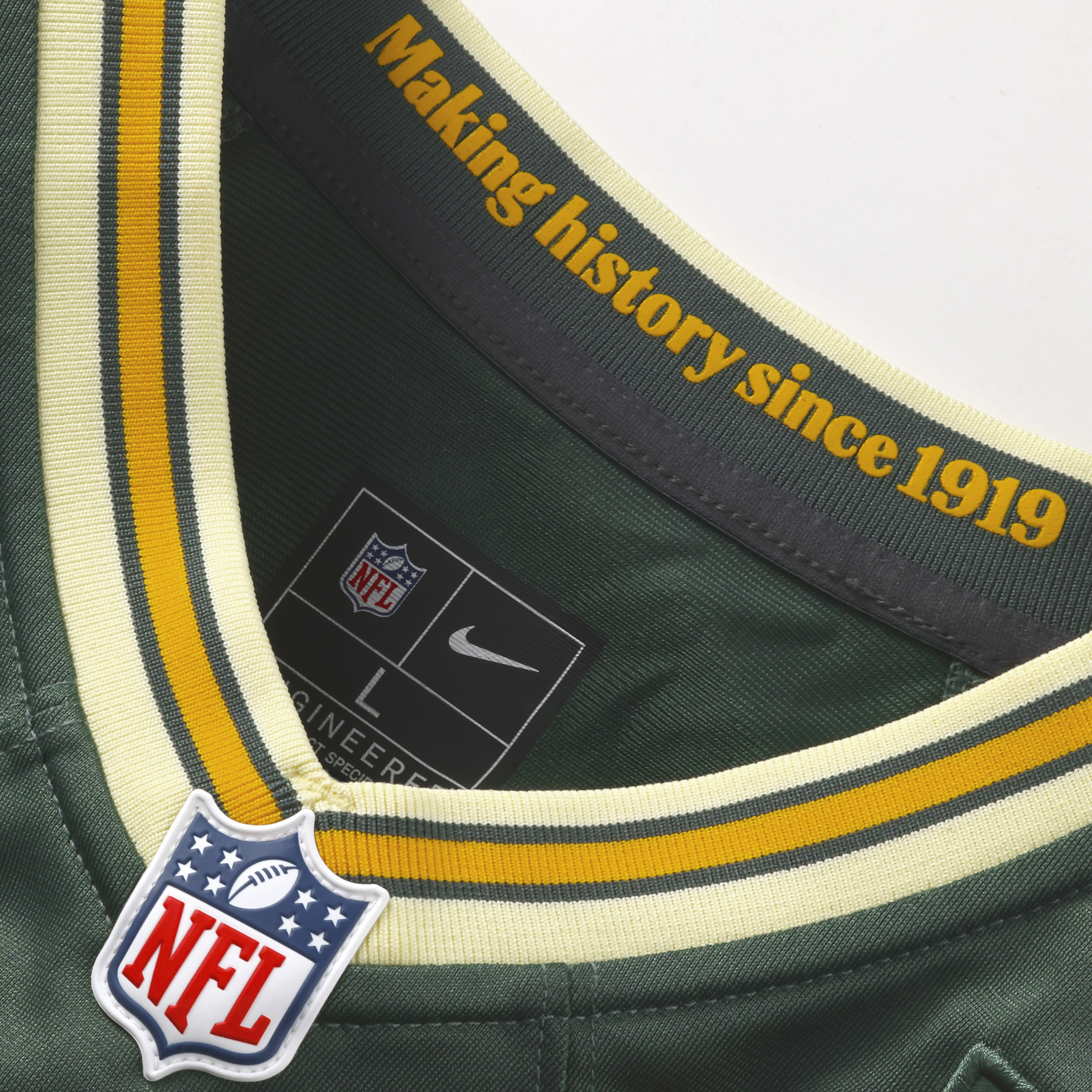 Green Bay Packers Nike Rivalries Game Jersey - Green - Tucker Kraft - Mens, , rebel_hi-res