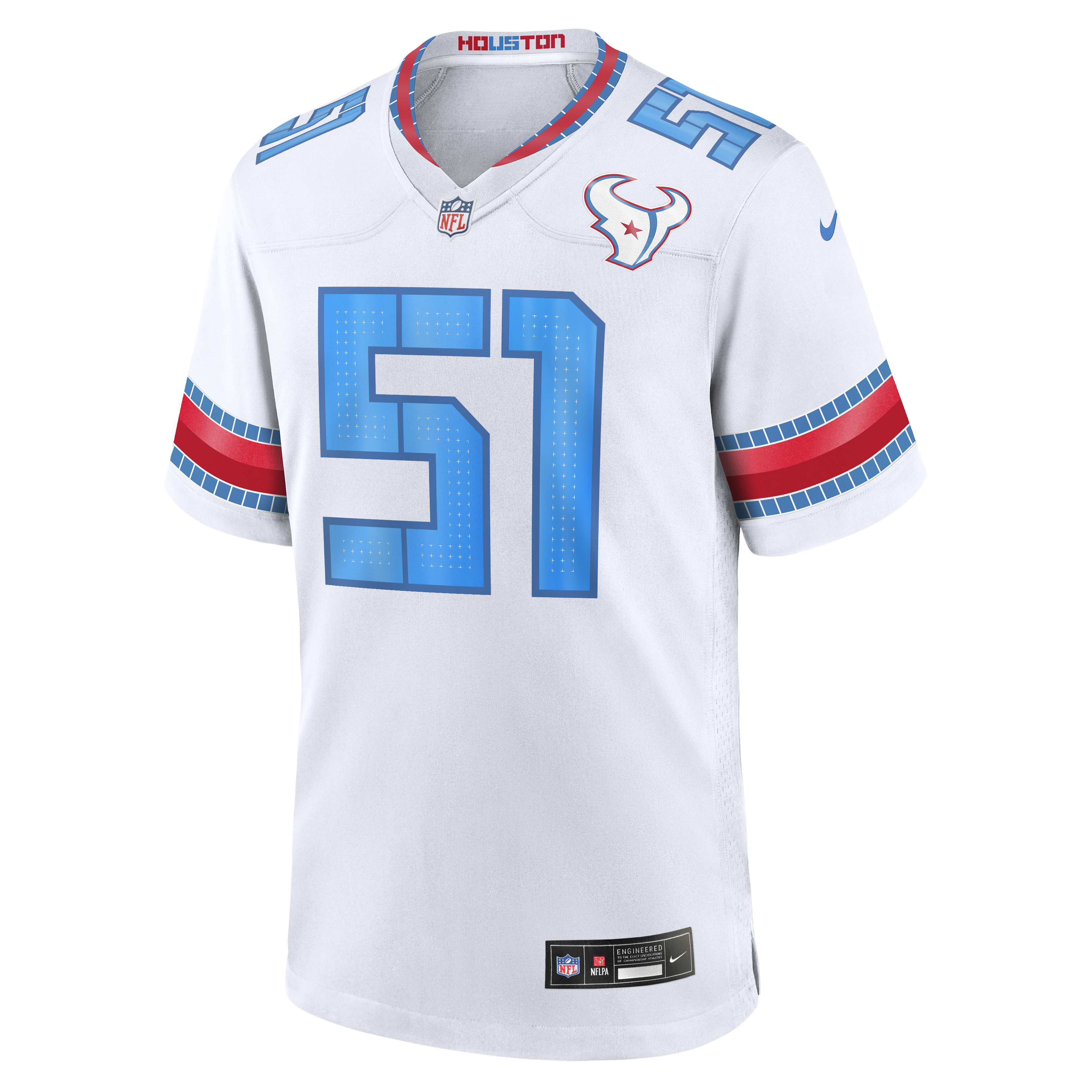 Houston Texans Nike Rivalries Game Jersey - White - Will Anderson Jr. - Mens, , rebel_hi-res