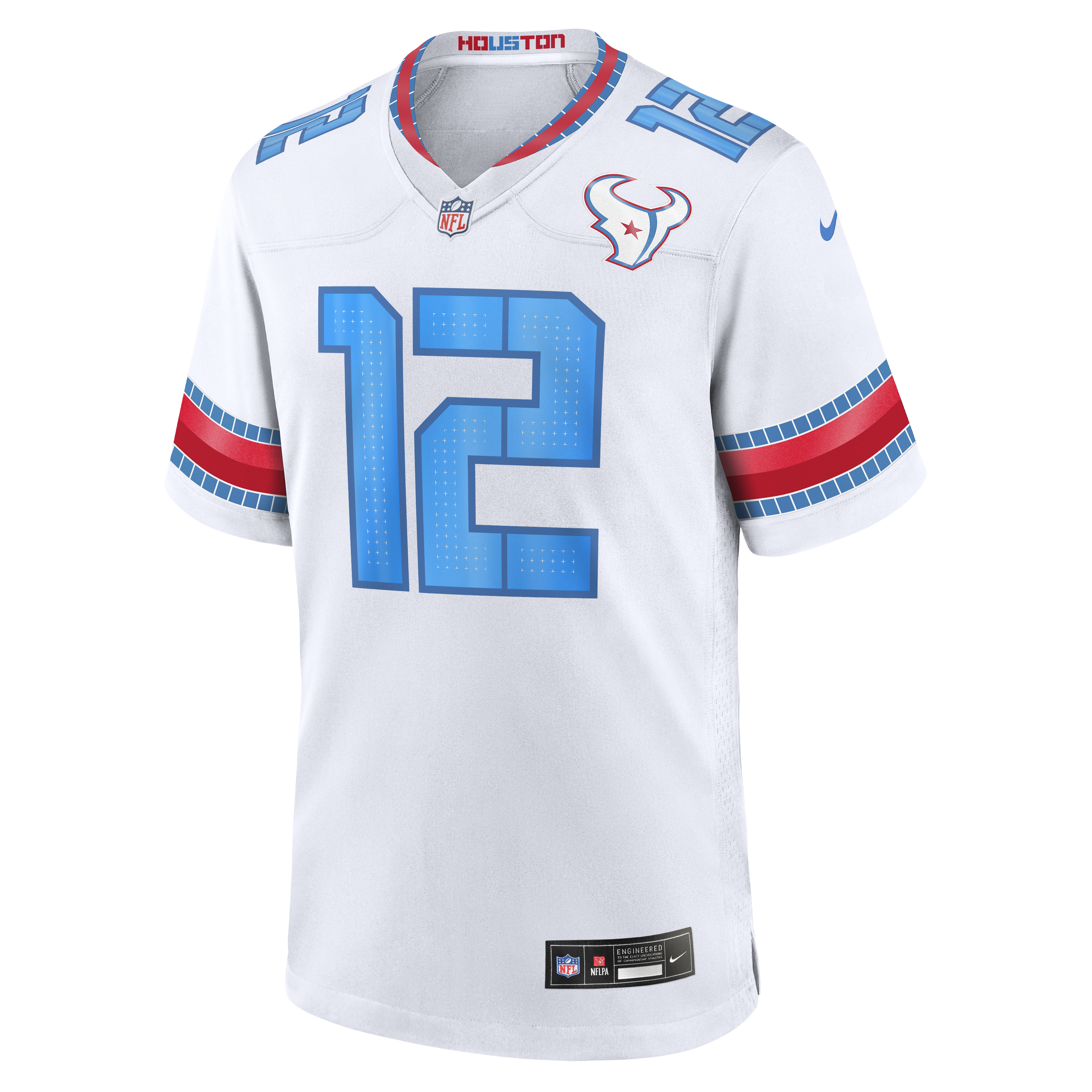 Houston Texans Nike Rivalries Game Jersey - White - Nico Collins - Mens, , rebel_hi-res