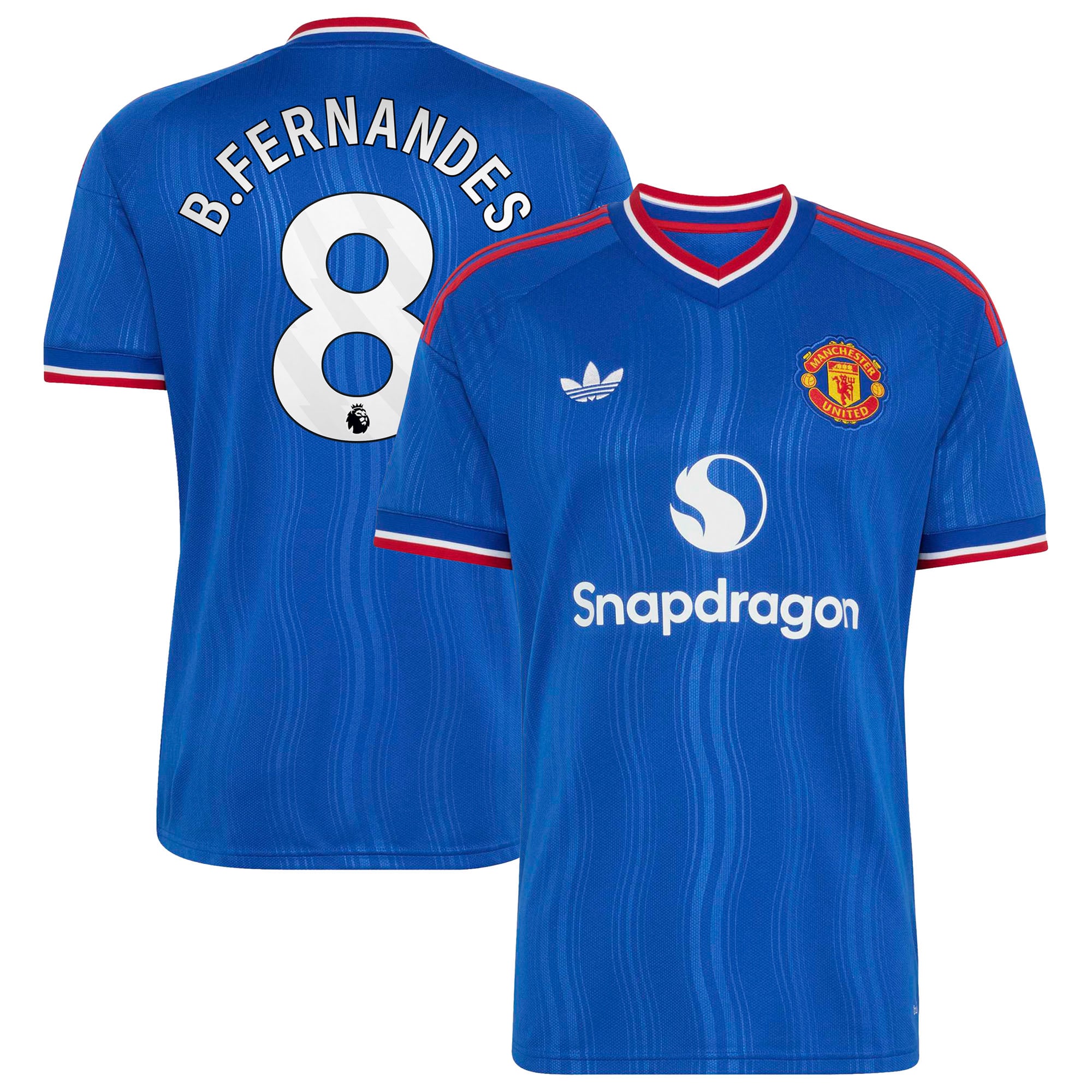 Manchester United adidas Away Shirt 2026-27 with B.Fernandes 8 printing