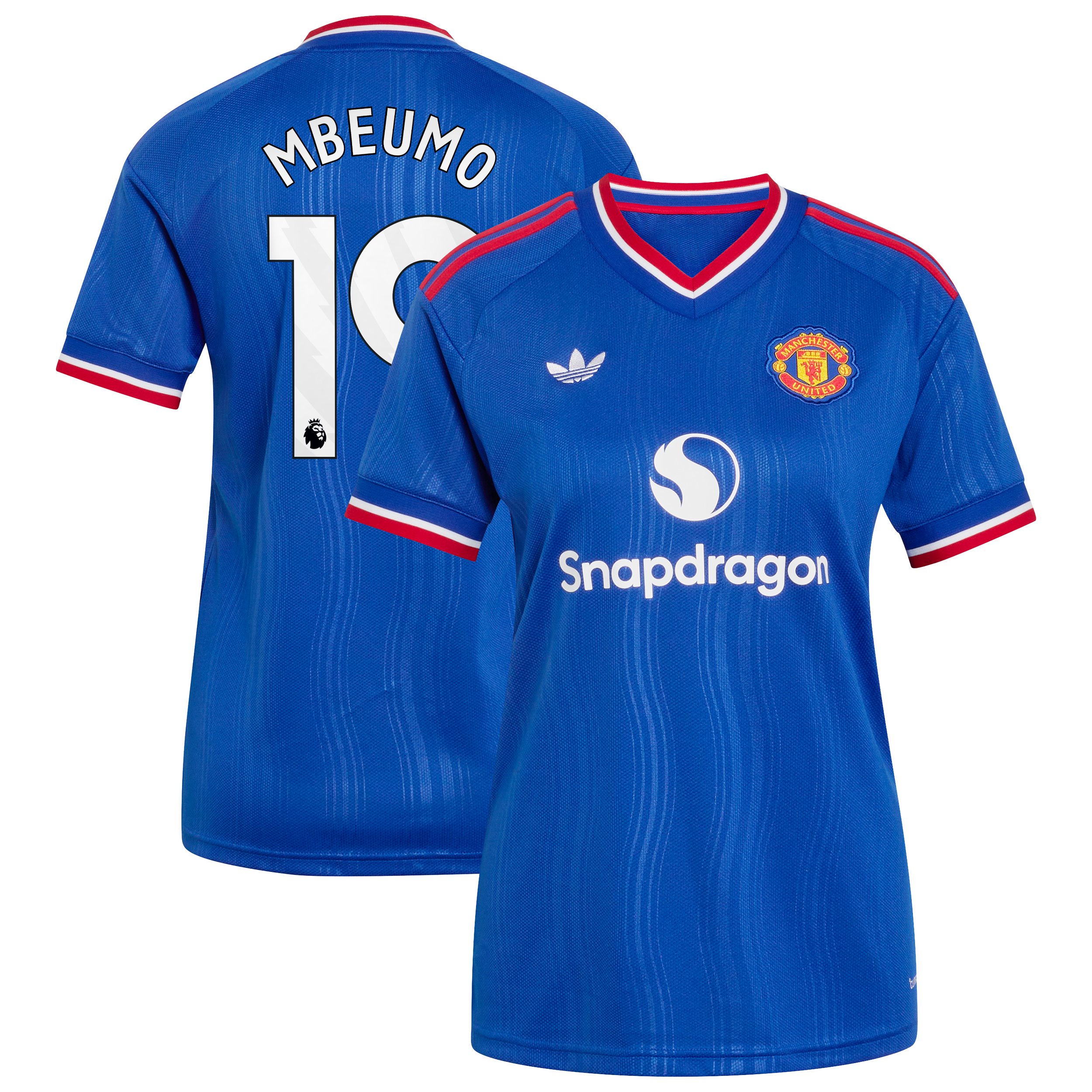 Manchester United adidas Away Shirt 2026-27 - Womens with Mbeumo 19 printing