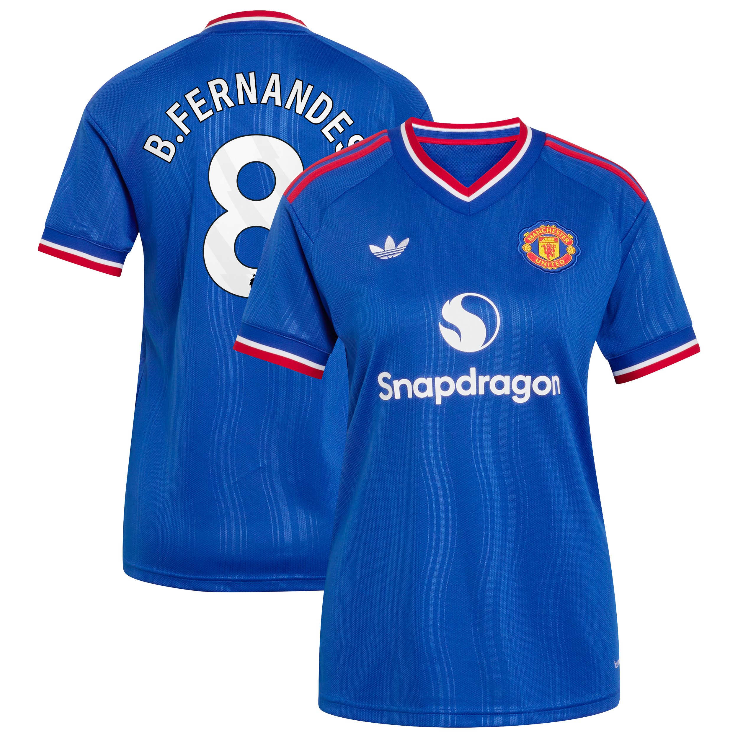 Manchester United adidas Away Shirt 2026-27 - Womens with B.Fernandes 8 printing