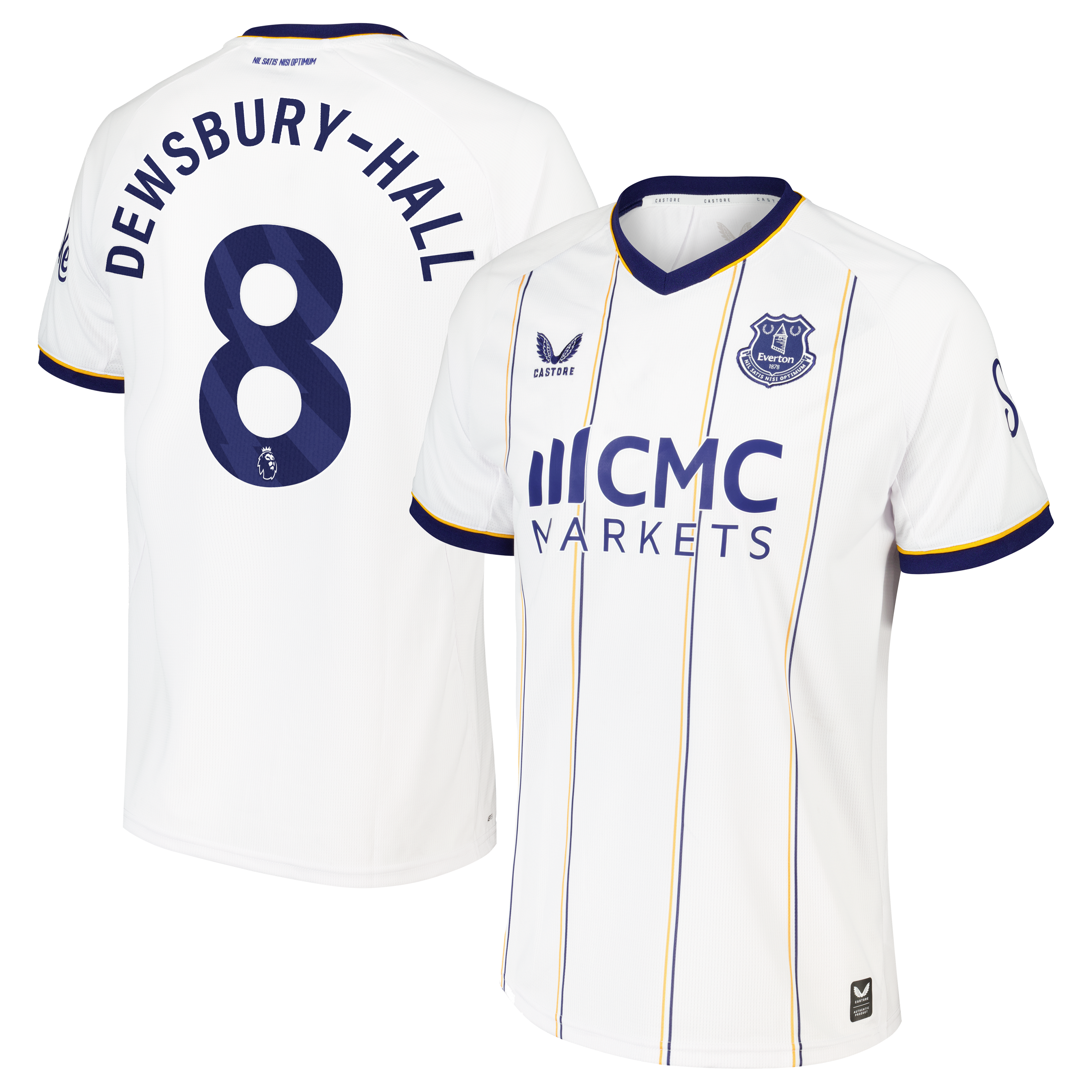 Everton Castore Away Replica Shirt 2026-27 with Dewsbury-Hall 22 printing, , rebel_hi-res