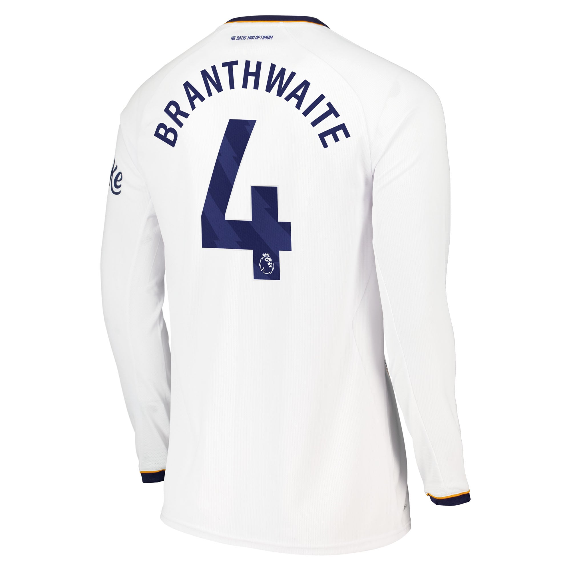 Everton Castore Away Replica Shirt 2026-27 - Long Sleeve with Branthwaite 32 printing, , rebel_hi-res