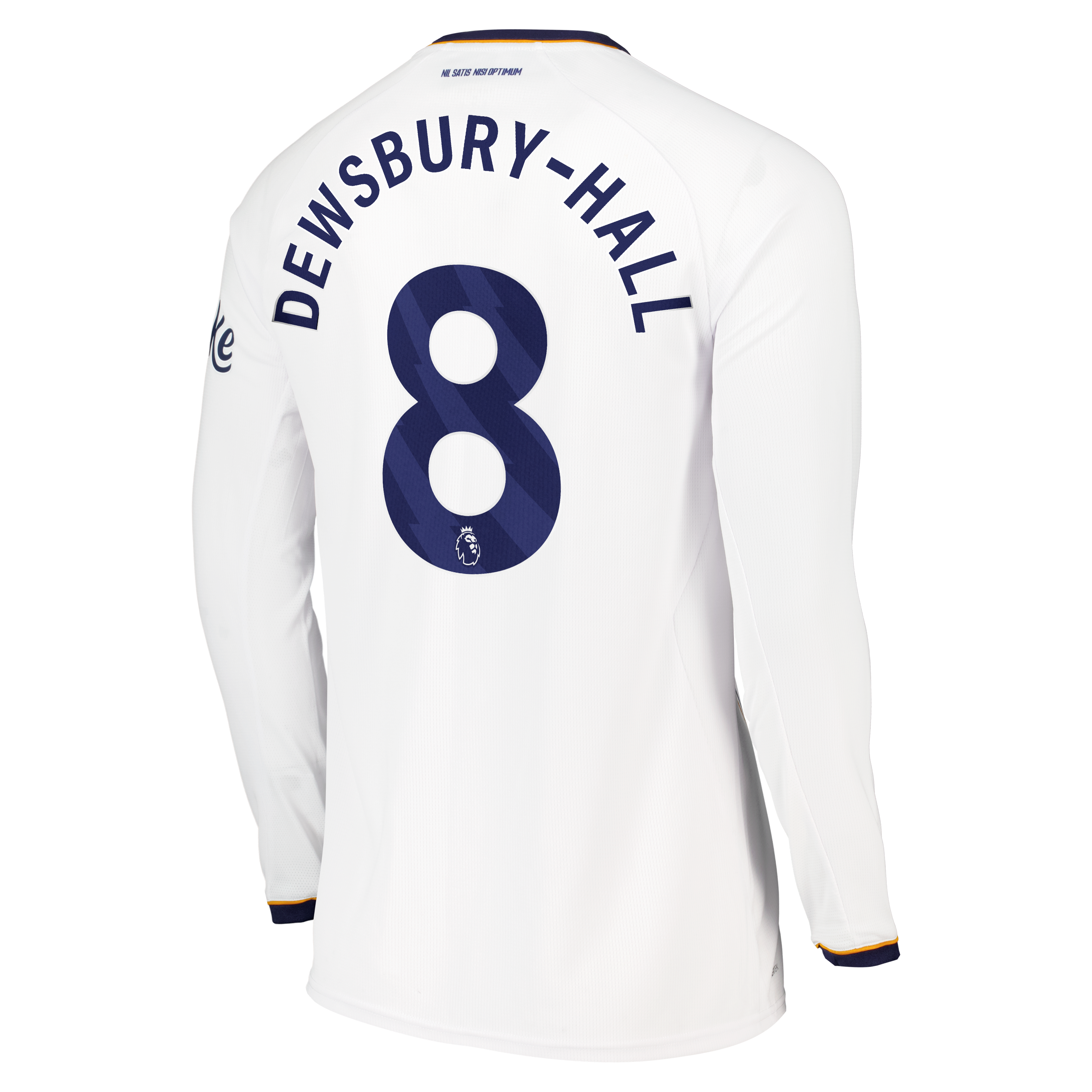 Everton Castore Away Replica Shirt 2026-27 - Long Sleeve with Dewsbury-Hall 22 printing, , rebel_hi-res