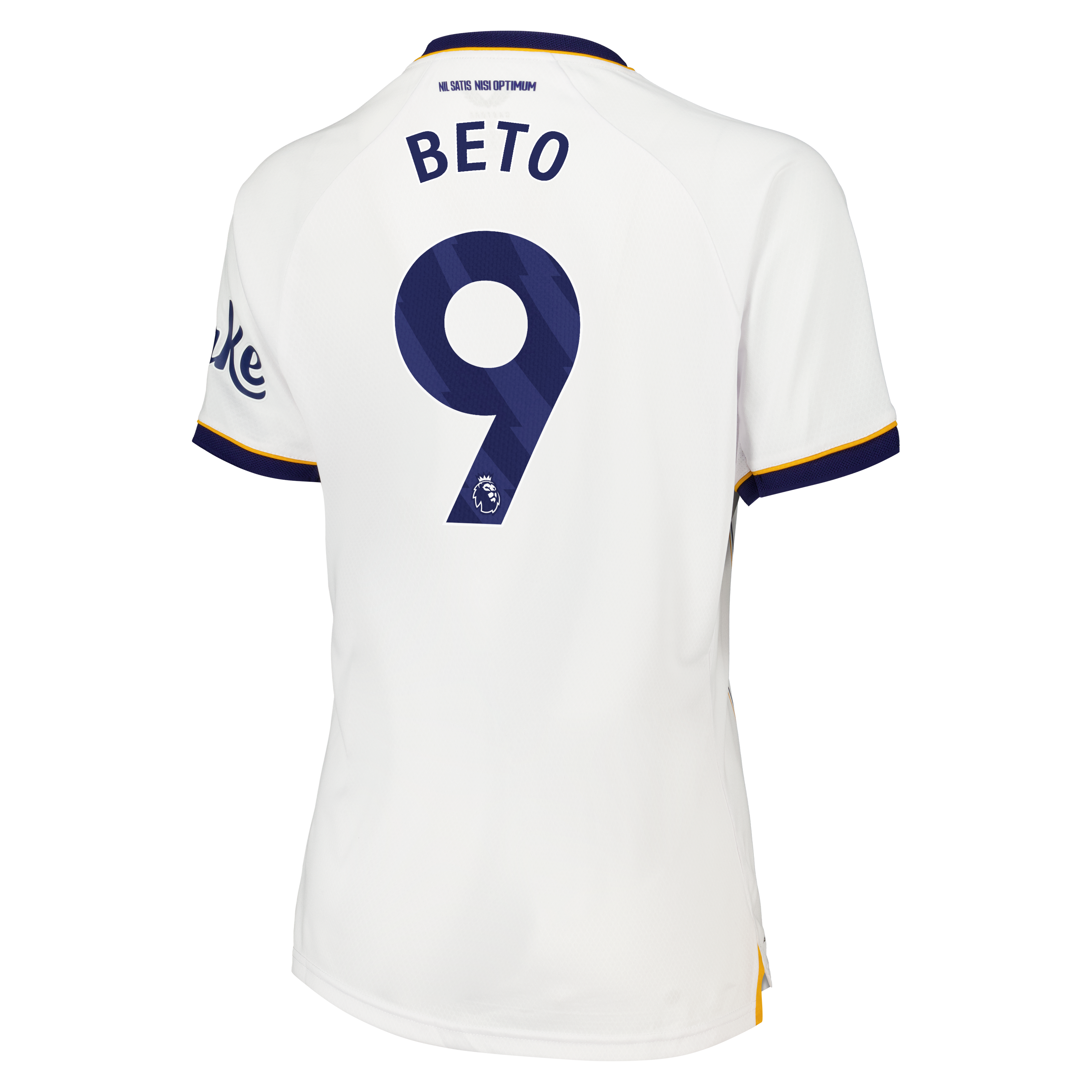 Everton Castore Away Pro Shirt 2026-27 - Womens with Beto 9 printing, , rebel_hi-res
