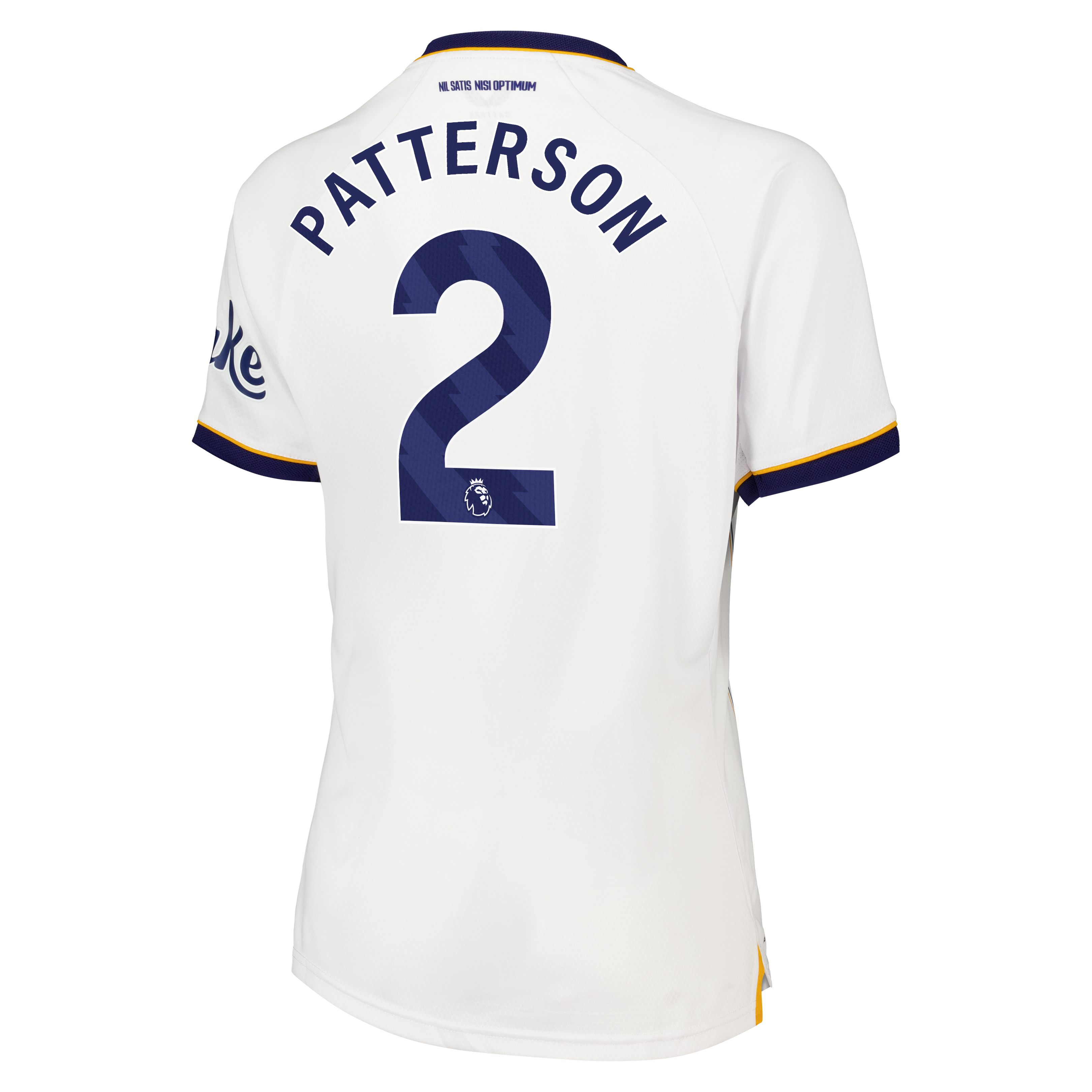 Everton Castore Away Pro Shirt 2026-27 - Womens with Patterson 2 printing, , rebel_hi-res
