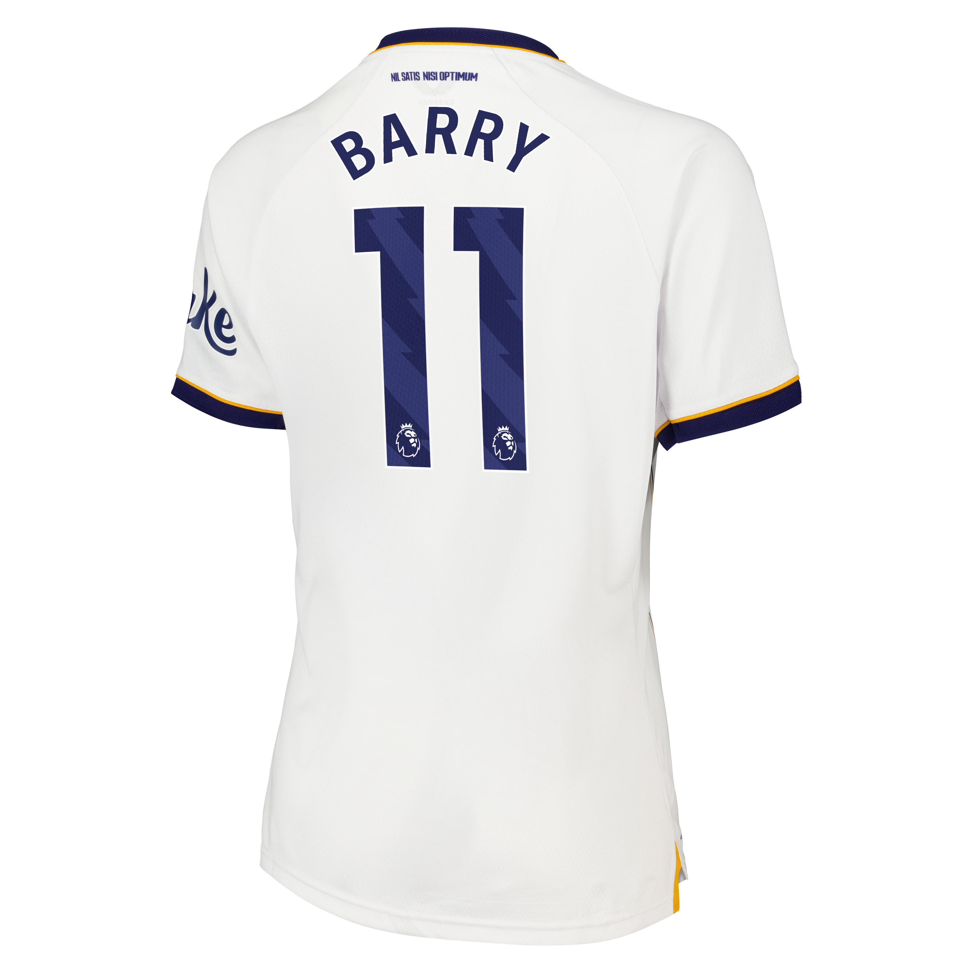 Everton Castore Away Pro Shirt 2026-27 - Womens with Barry 11 printing, , rebel_hi-res