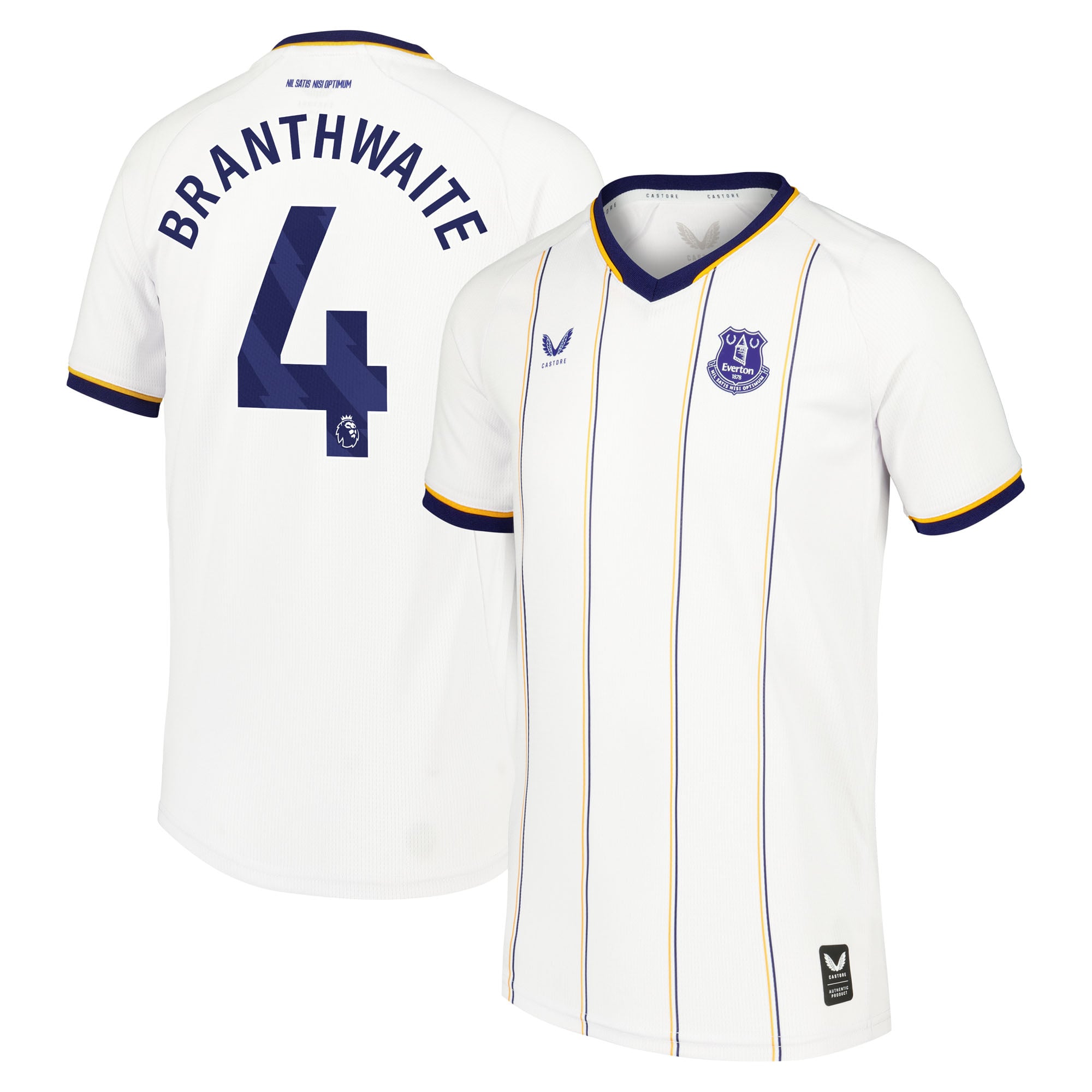 Everton Castore Away Replica Shirt 2026-27 - Kids with Branthwaite 32 printing, , rebel_hi-res