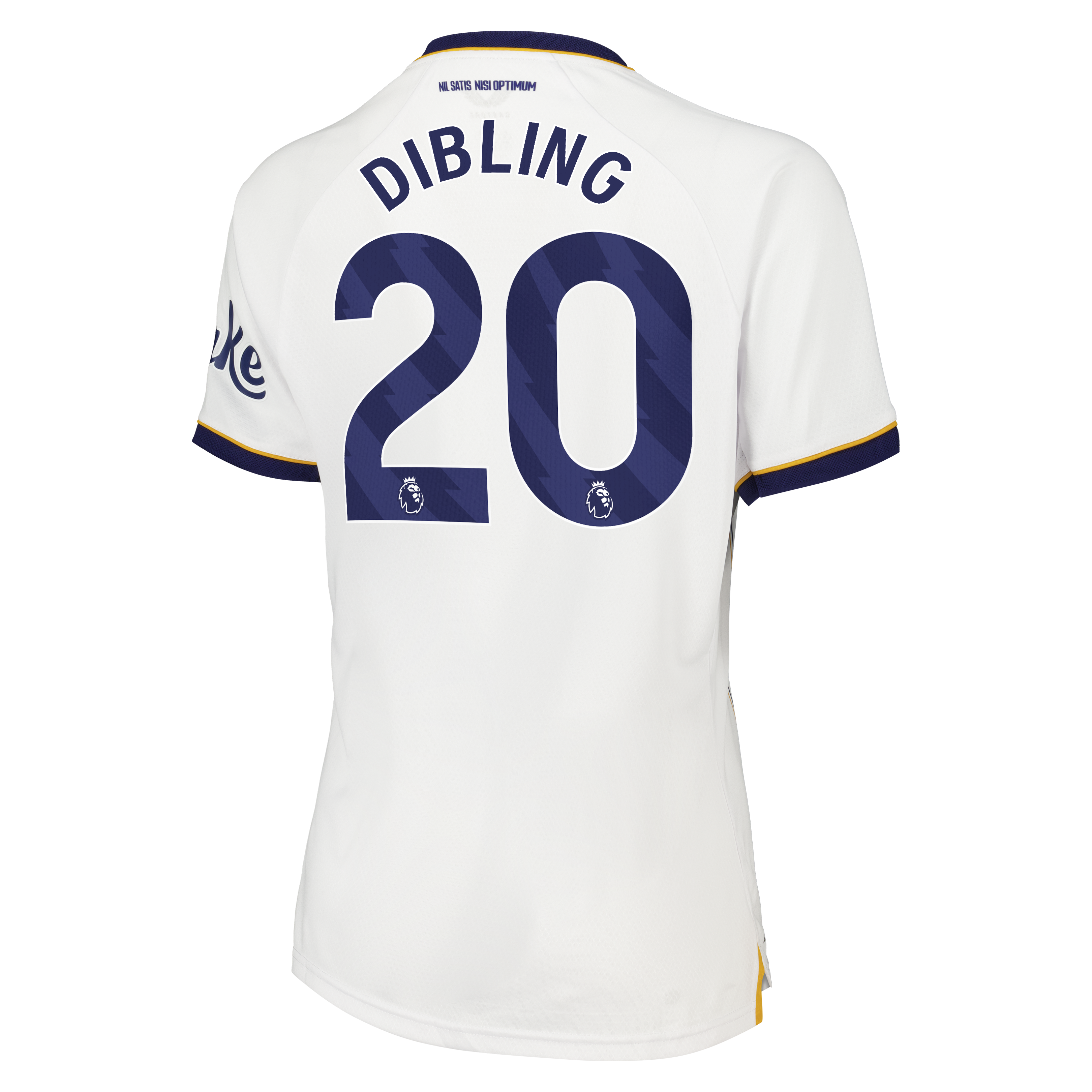 Everton Castore Away Pro Shirt 2026-27 - Womens with Dibling 20 printing, , rebel_hi-res