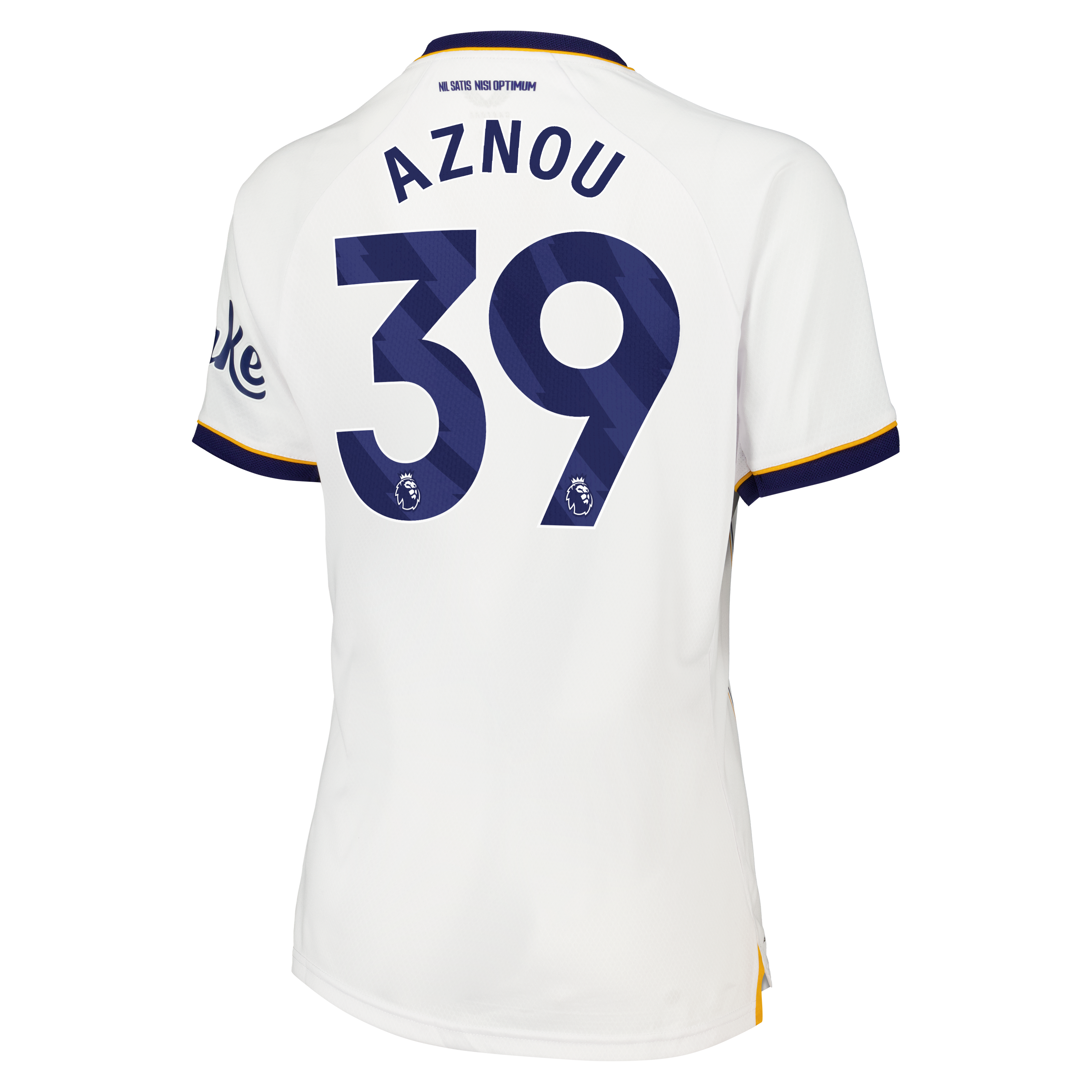 Everton Castore Away Pro Shirt 2026-27 - Womens with Aznou 39 printing, , rebel_hi-res