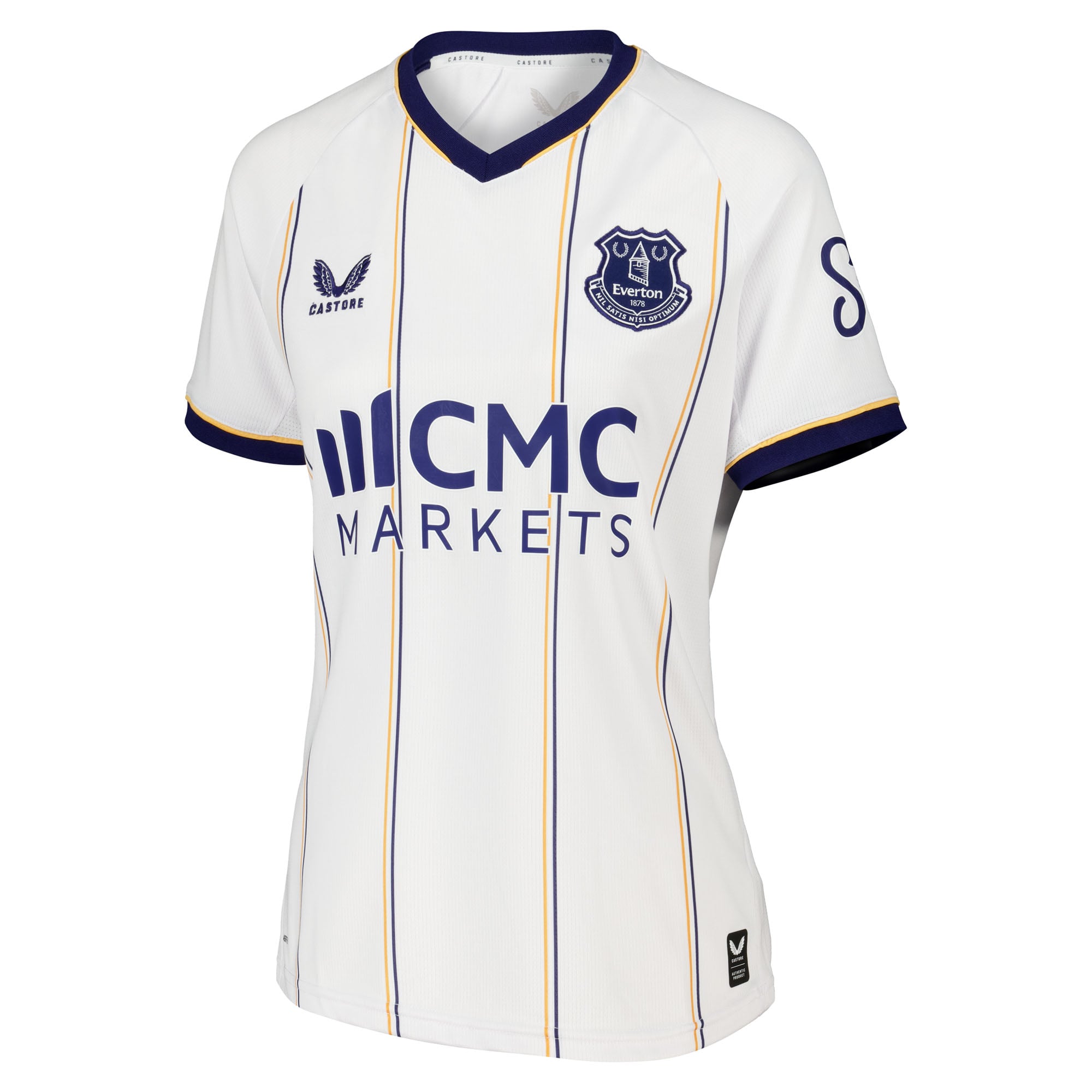 Everton Castore Away Shirt 2026-27 - Womens with Branthwaite 4 printing, , rebel_hi-res