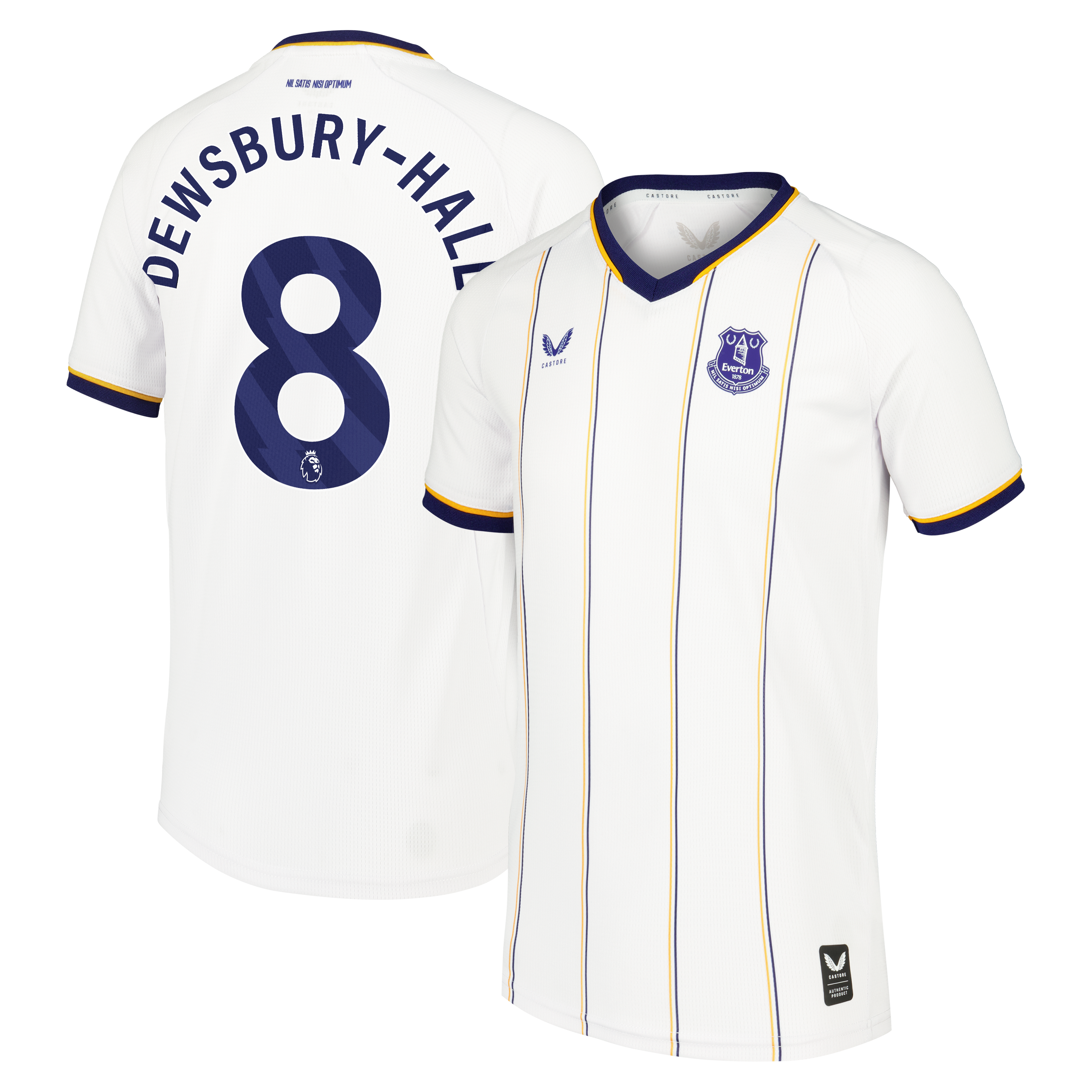 Everton Castore Away Replica Shirt 2026-27 - Kids with Dewsbury-Hall 22 printing, , rebel_hi-res