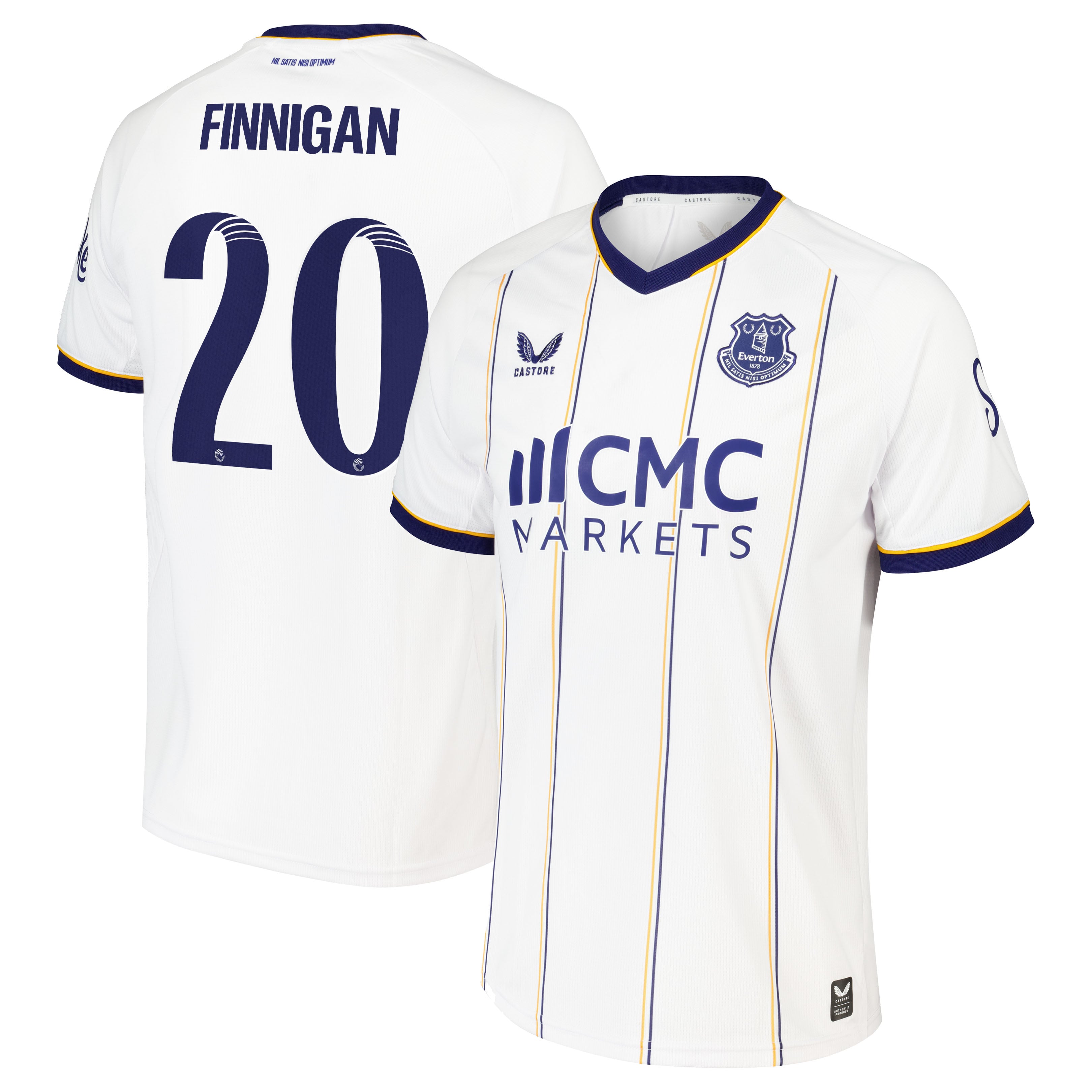 Everton WSL Castore Away Replica Shirt 2026-27 with Finnigan 20 printing