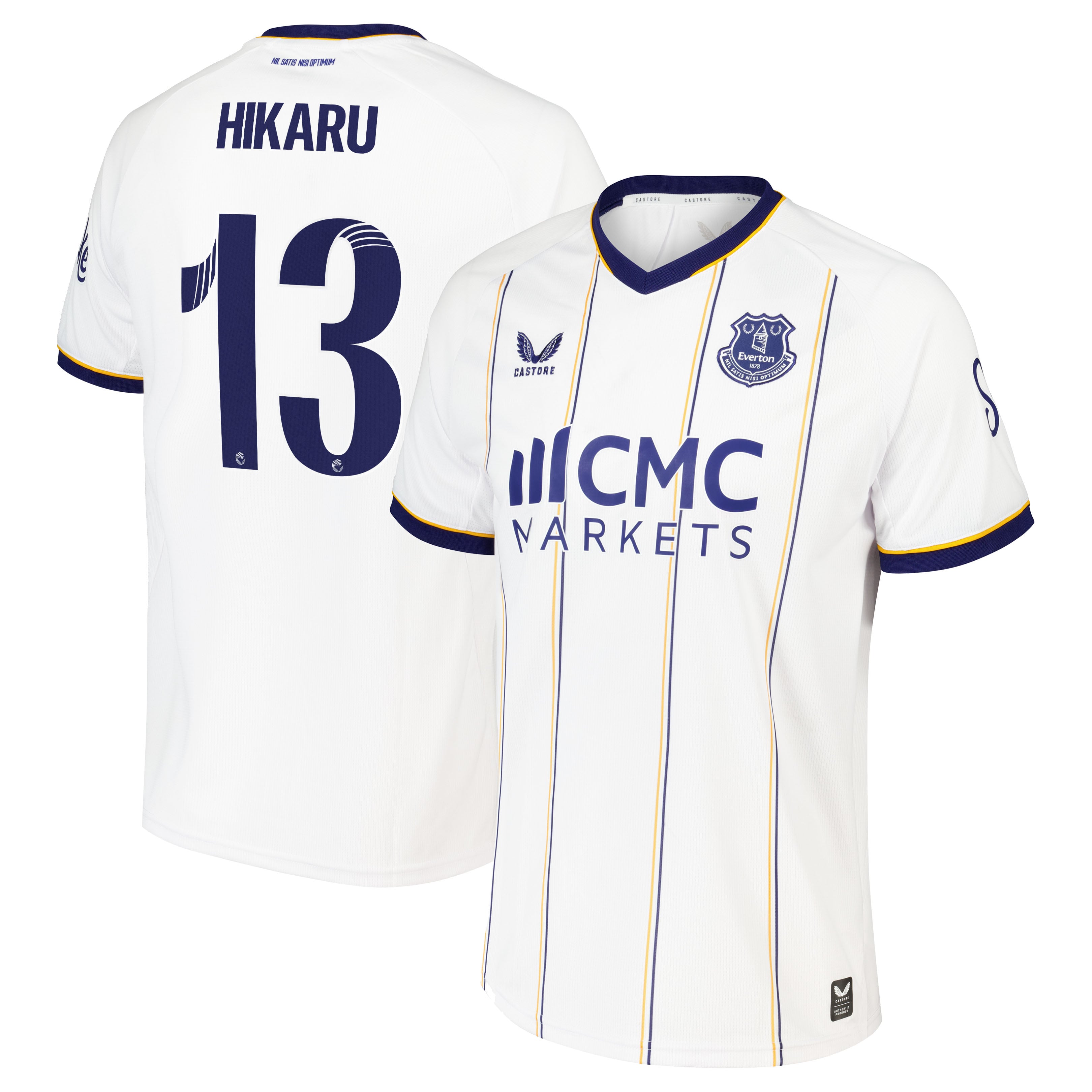 Everton WSL Castore Away Replica Shirt 2026-27 with Hikaru 13 printing