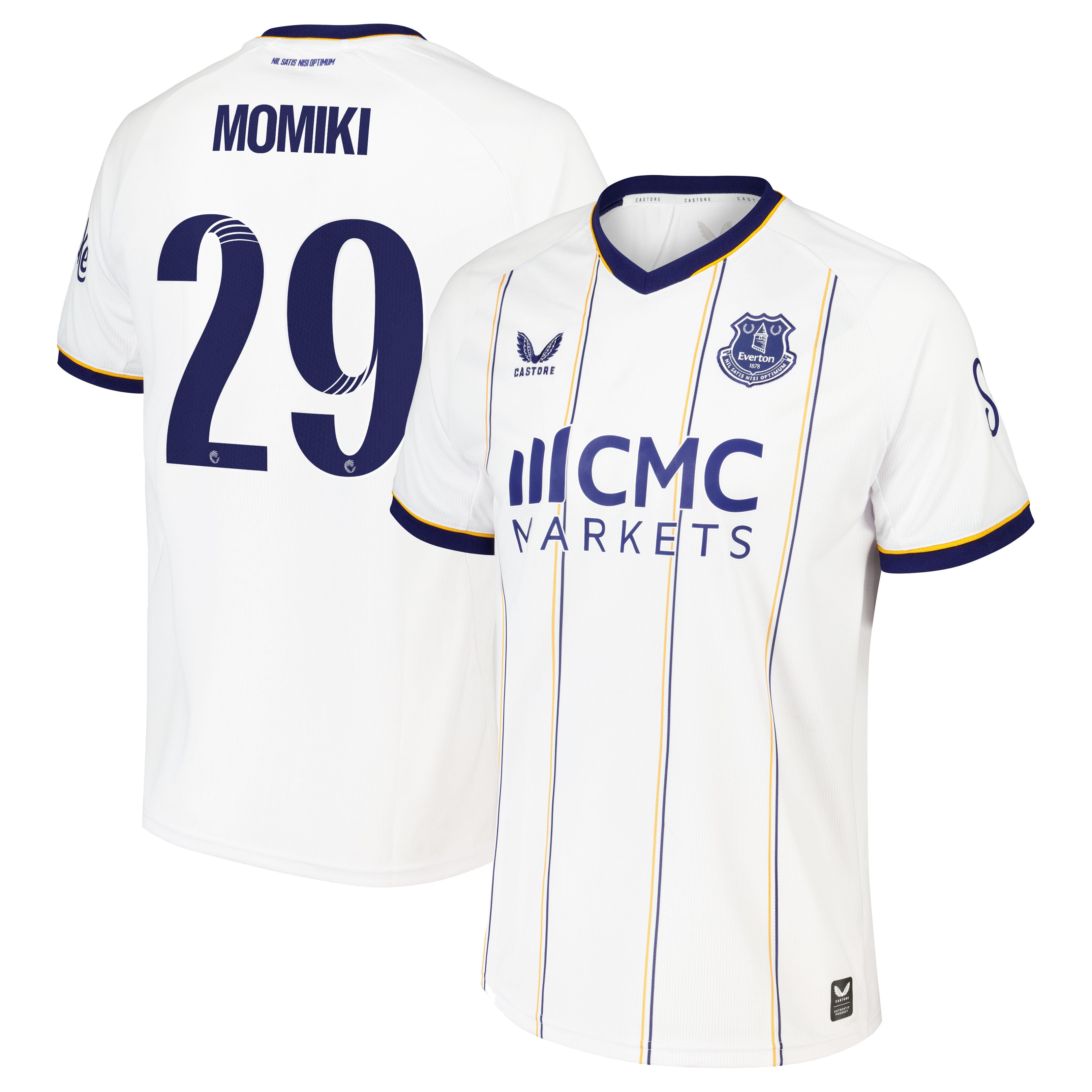 Everton WSL Castore Away Replica Shirt 2026-27 with Momiki 29 printing
