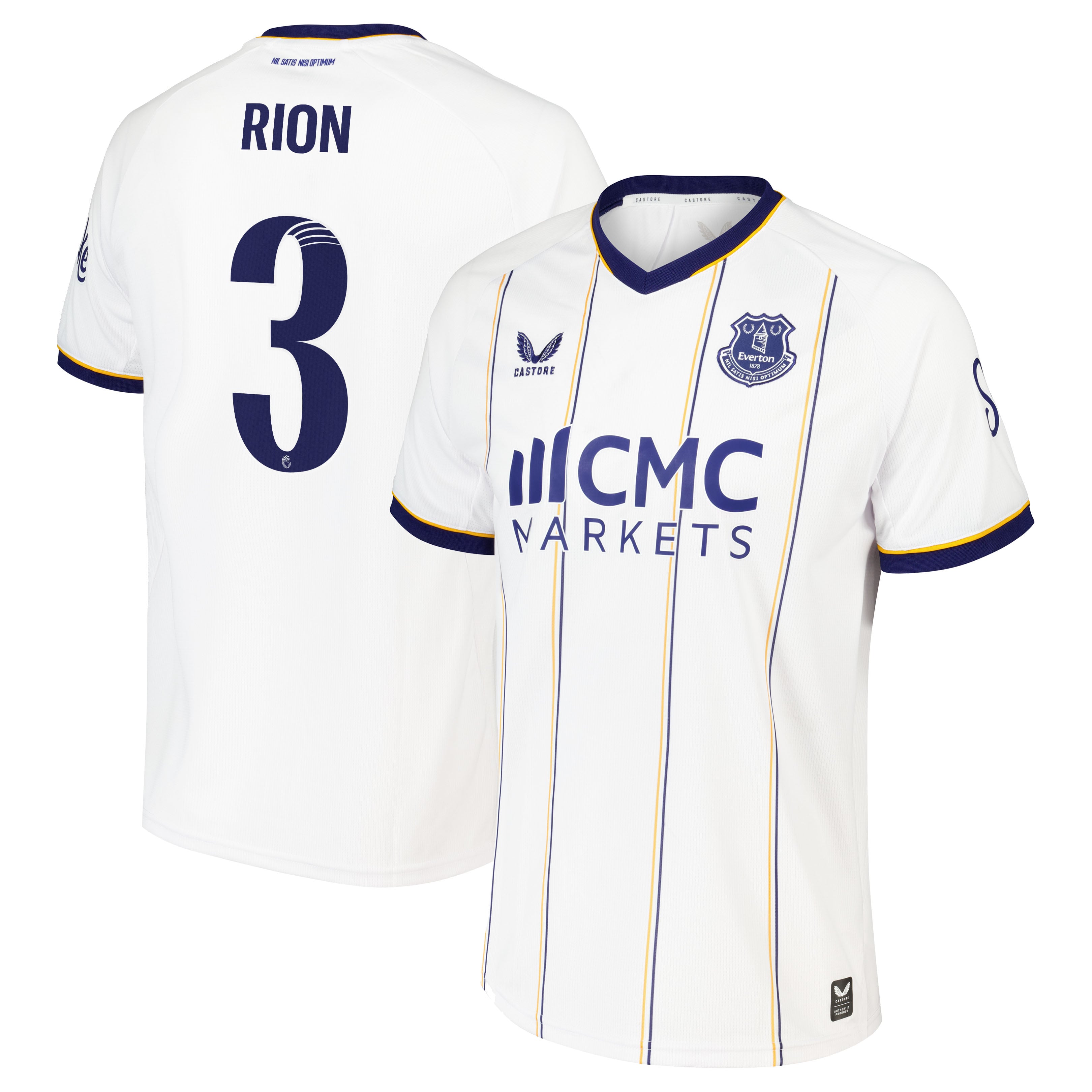 Everton WSL Castore Away Replica Shirt 2026-27 with Rion 3 printing