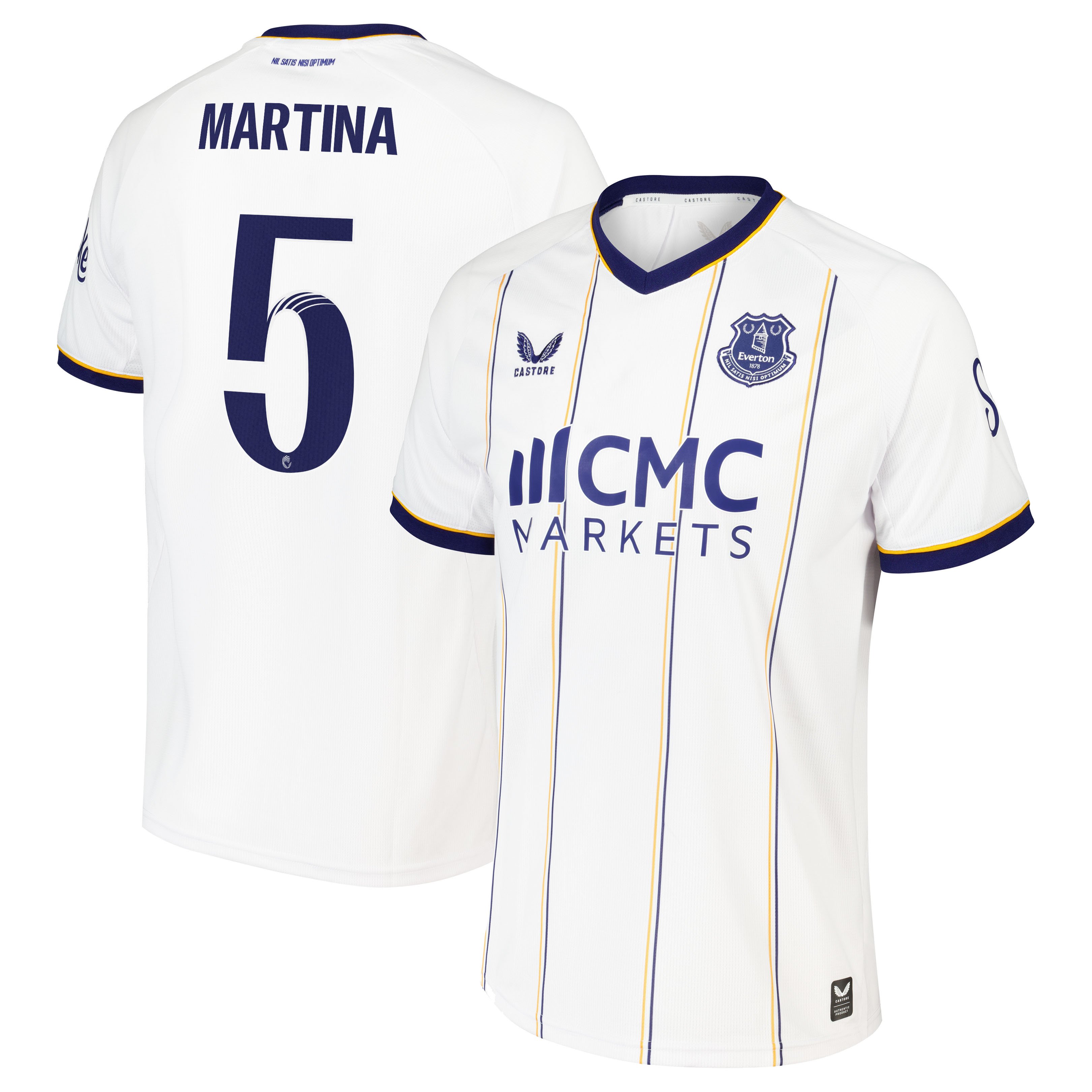 Everton WSL Castore Away Replica Shirt 2026-27 with Martina 5 printing