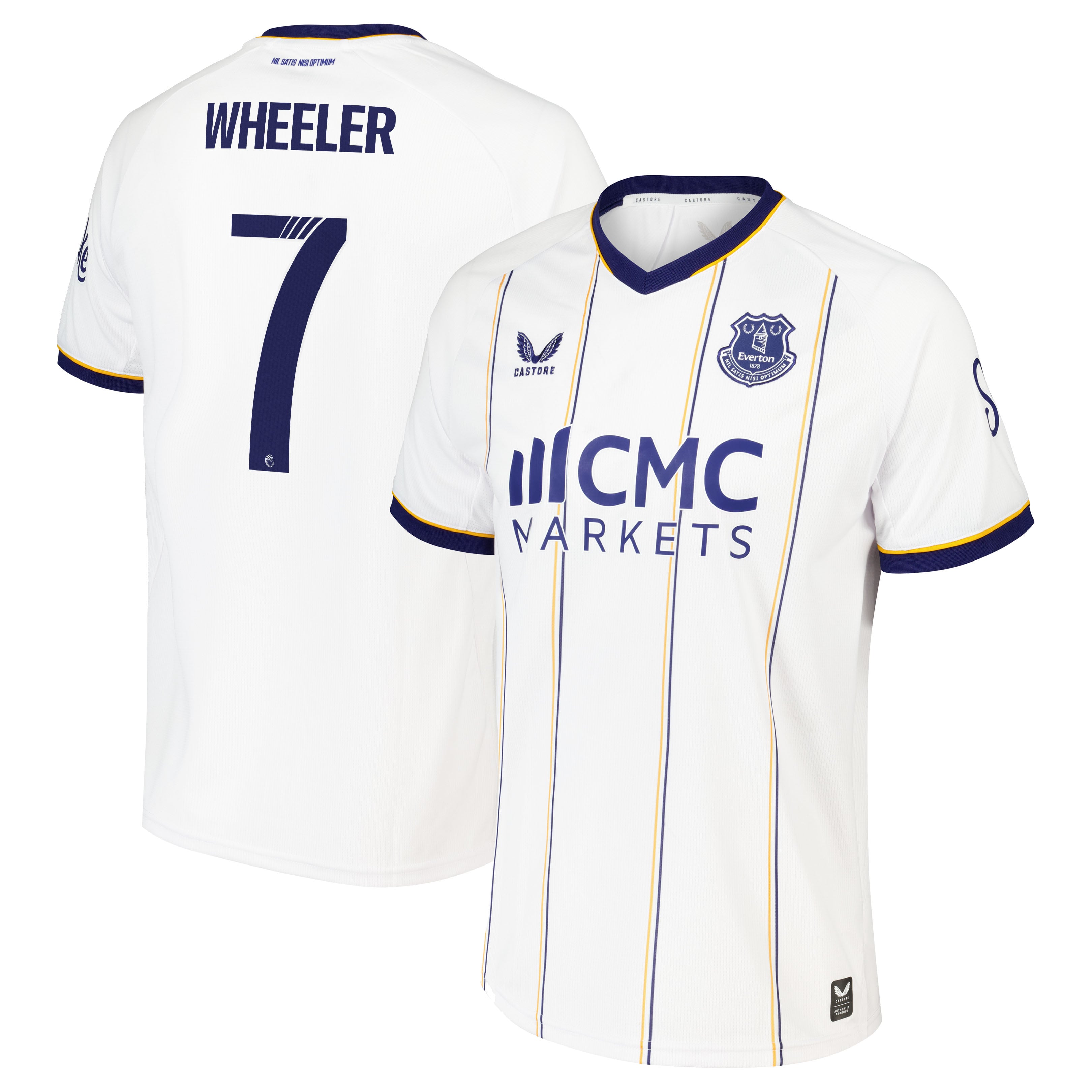 Everton WSL Castore Away Replica Shirt 2026-27 with Wheeler 7 printing